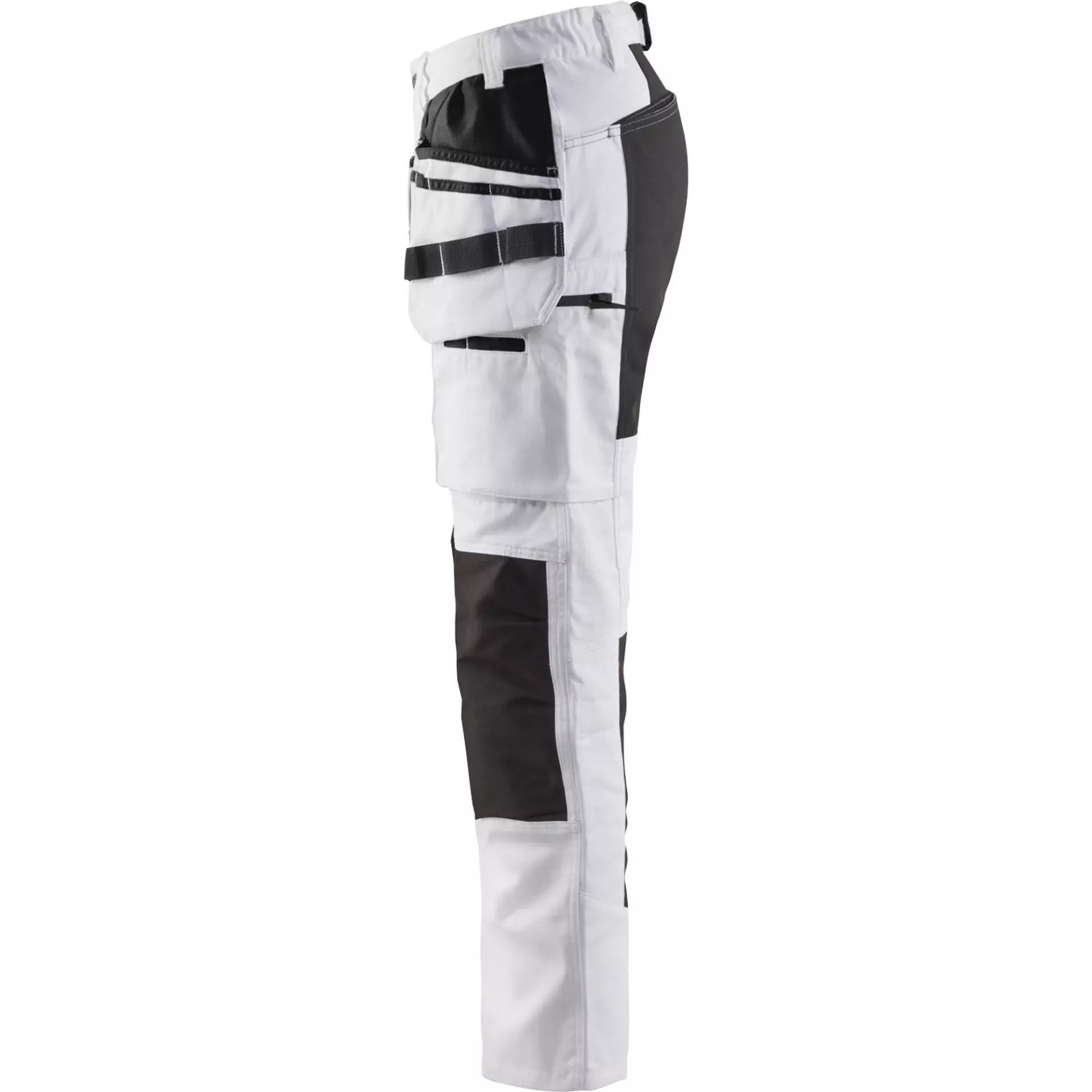 Blåkläder 791010001099, Women's Painter's Trousers with Stretch Panels, White/Black, image 3