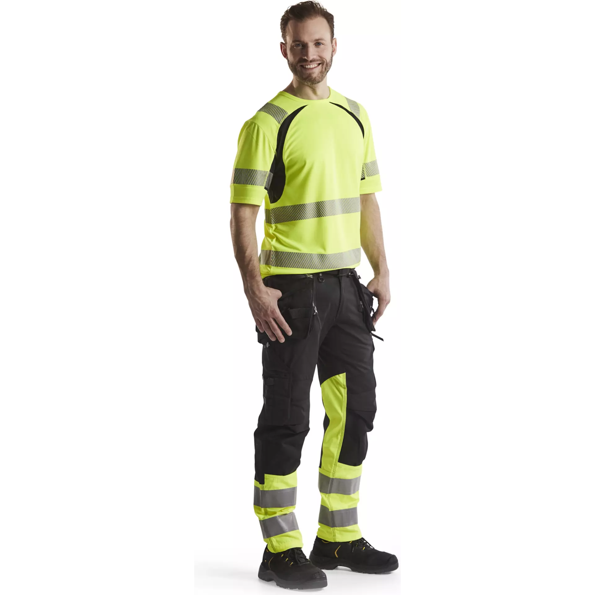 Blåkläder 339710133399, High Vis UV Protection T-Shirt, Yellow/Black, image 5