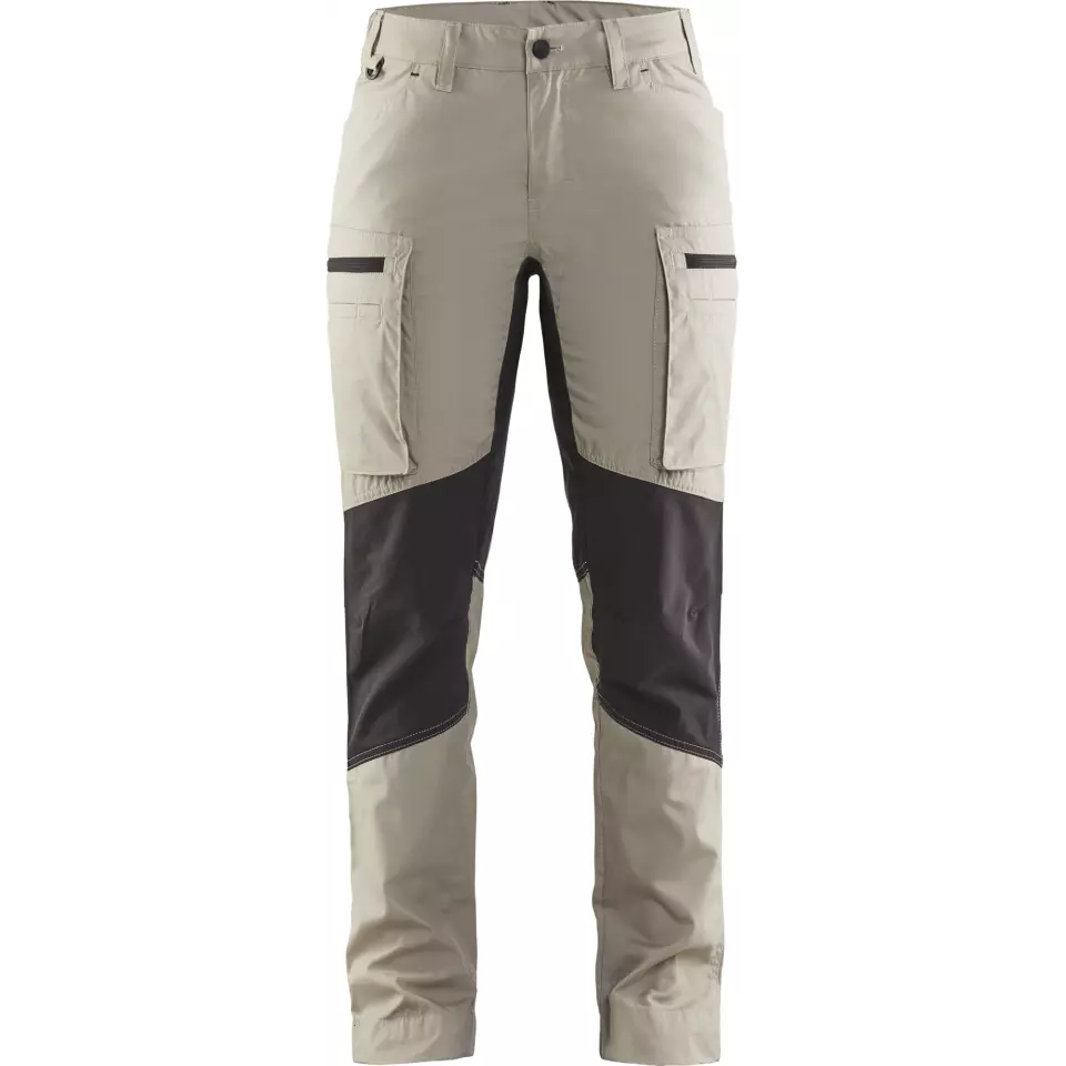 Blaklader 715918452799, Ladies Stretch Work Trousers, Stone Grey/Black