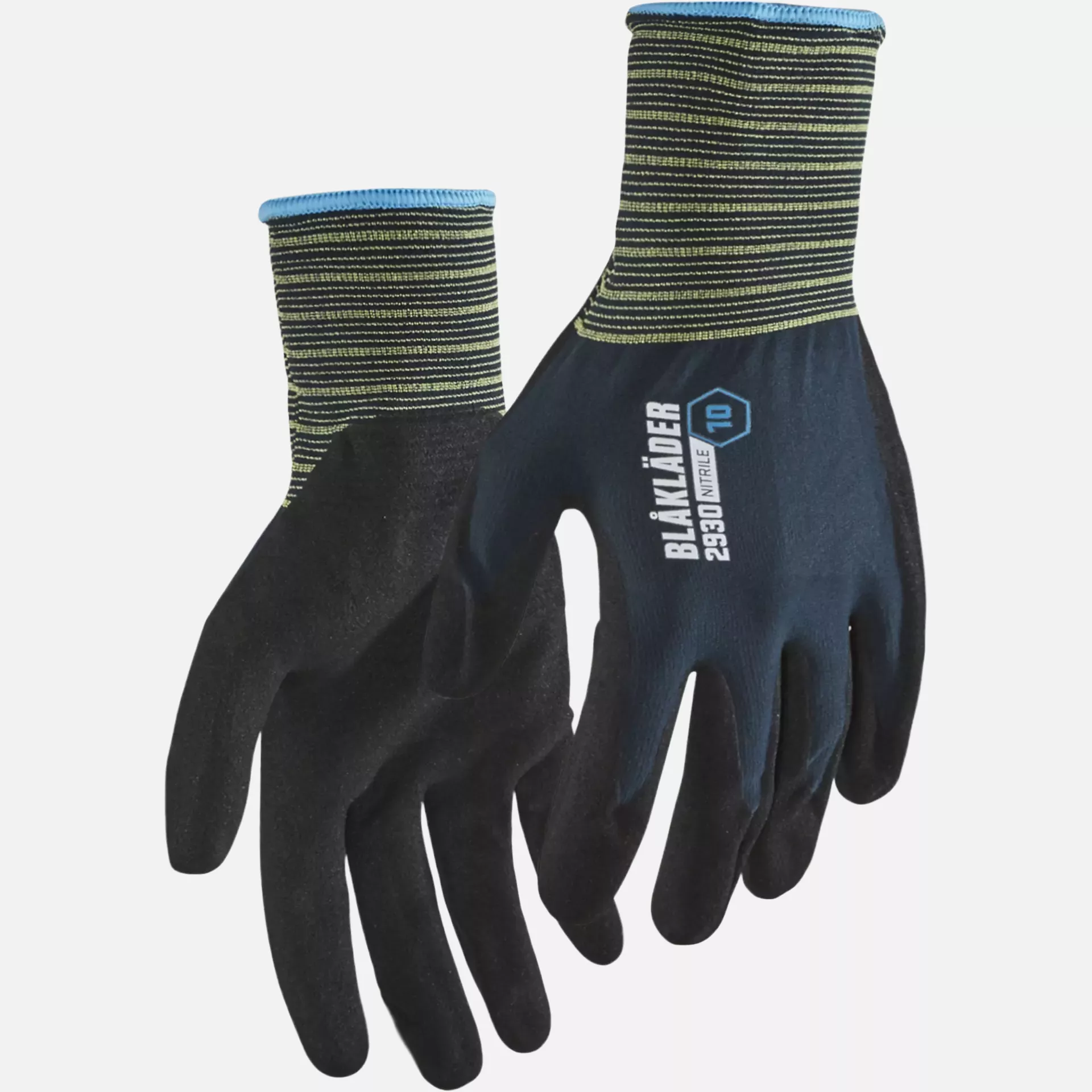 Blaklader 293014578600, Nitrile Coated Work Glove, Dark Navy Blue, image 1