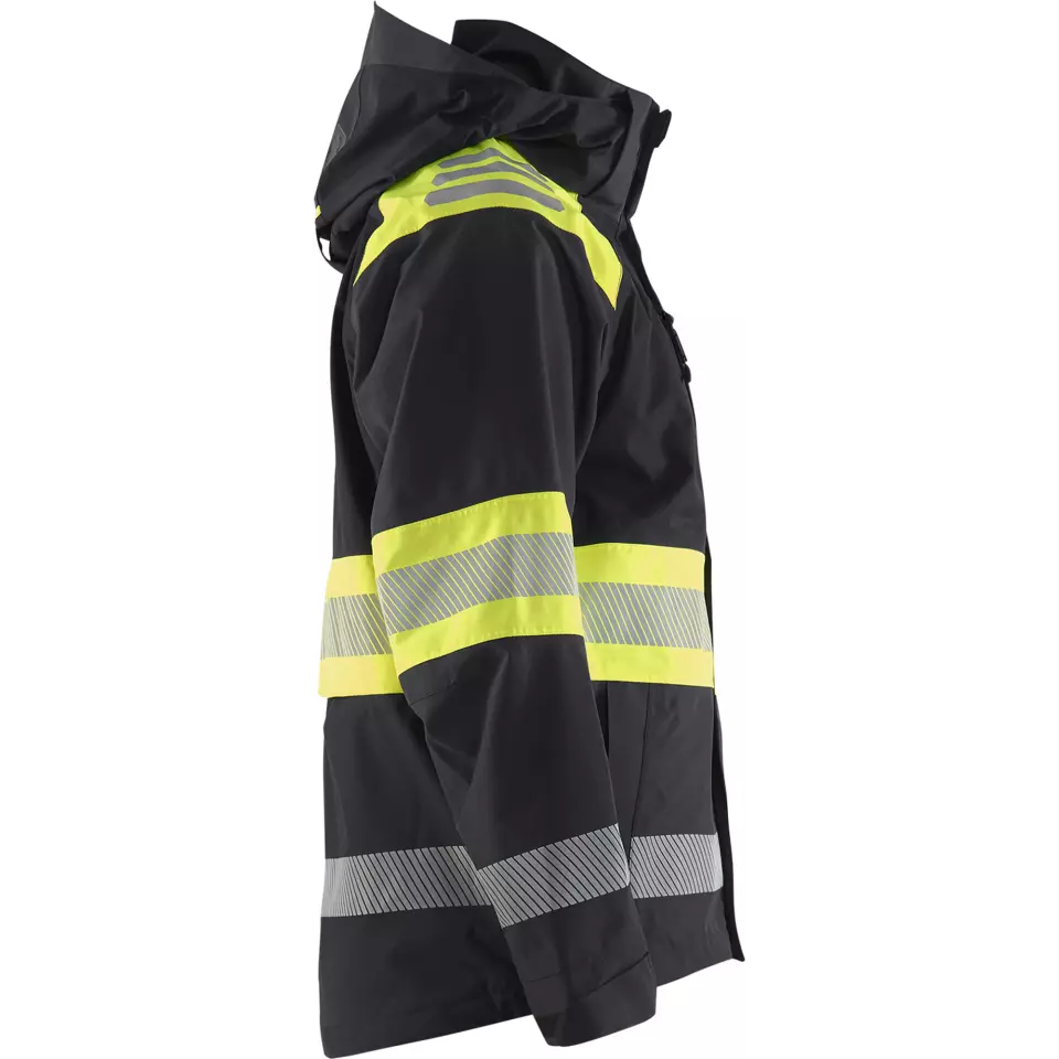 Blåkläder 442019779933, High Vis Shell Jacke, Schwarz/Gelb, image 2, gallery thumbnail