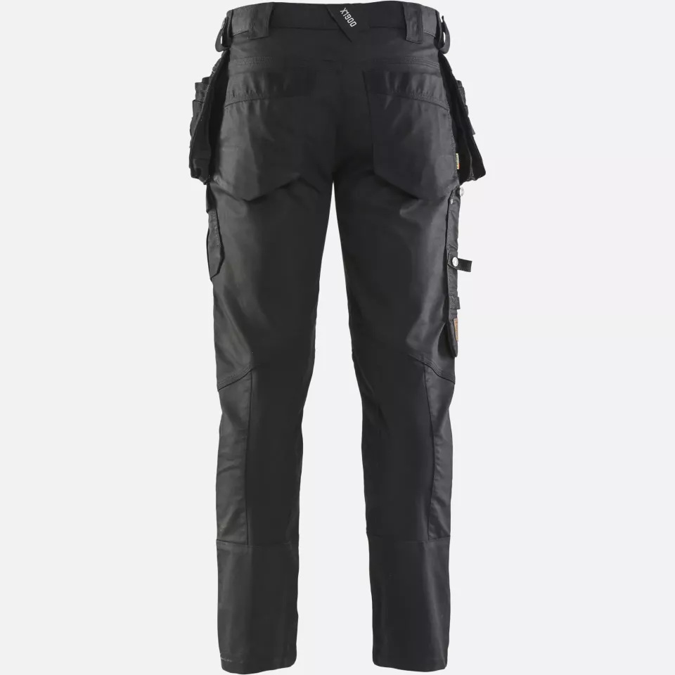 Blaklader 199011419999, X1900 Stretch Handwerker Arbeitshose, Schwarz/Schwarz, image 4, gallery thumbnail