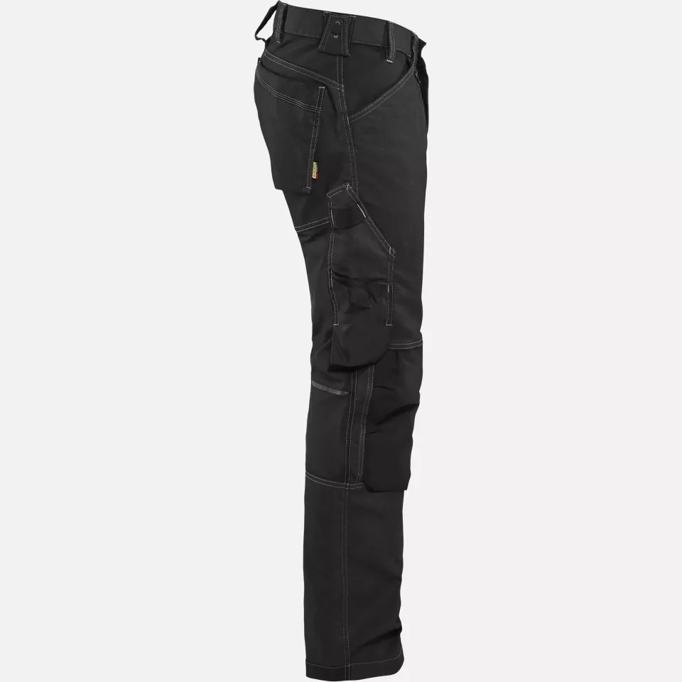 Blaklader 175111419900, Craftsman Work Trousers with Stretch, Black, image 2, gallery thumbnail