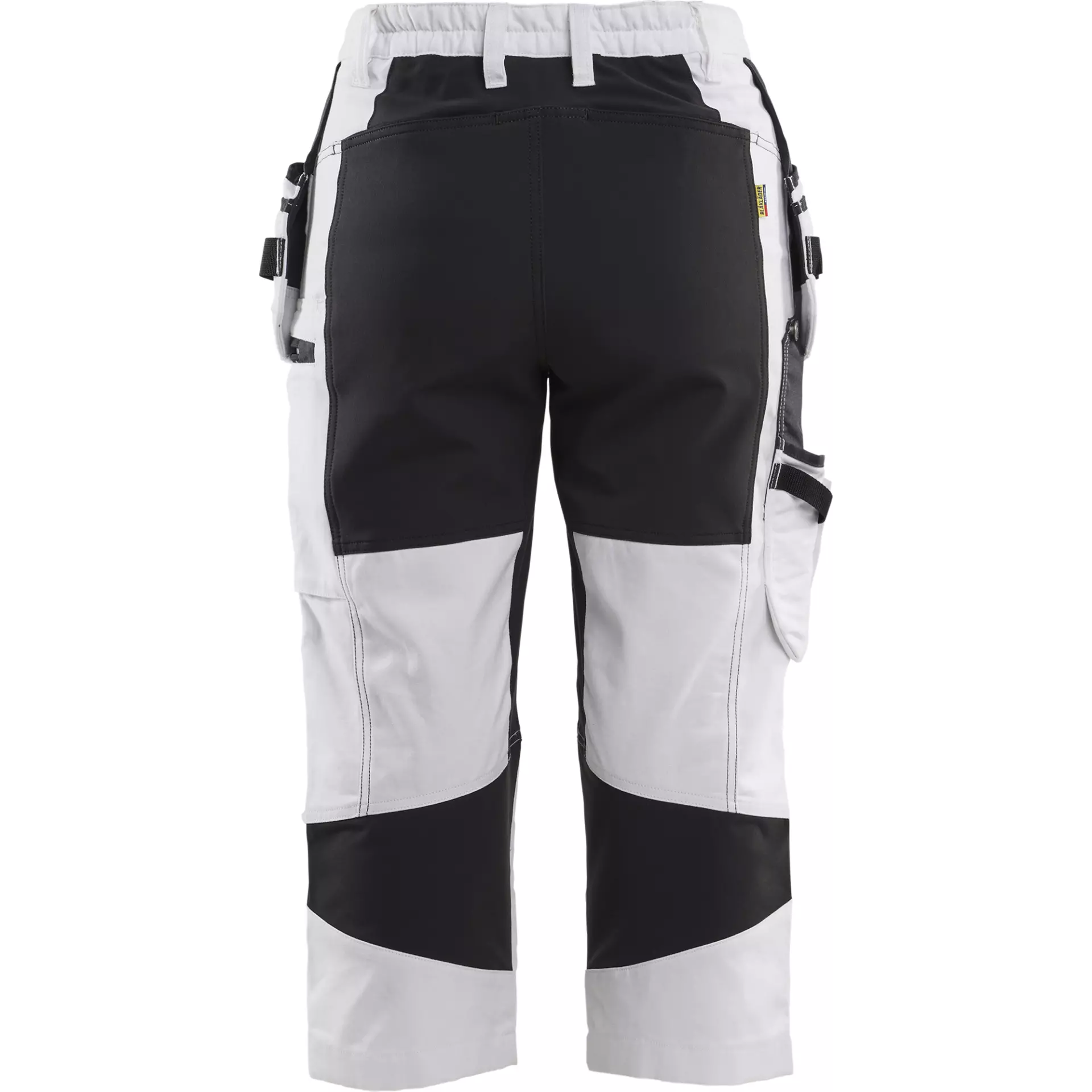 Blaklader 710913101099, Women's Painter Pirate Trousers with Stretch, White/Black, image 4