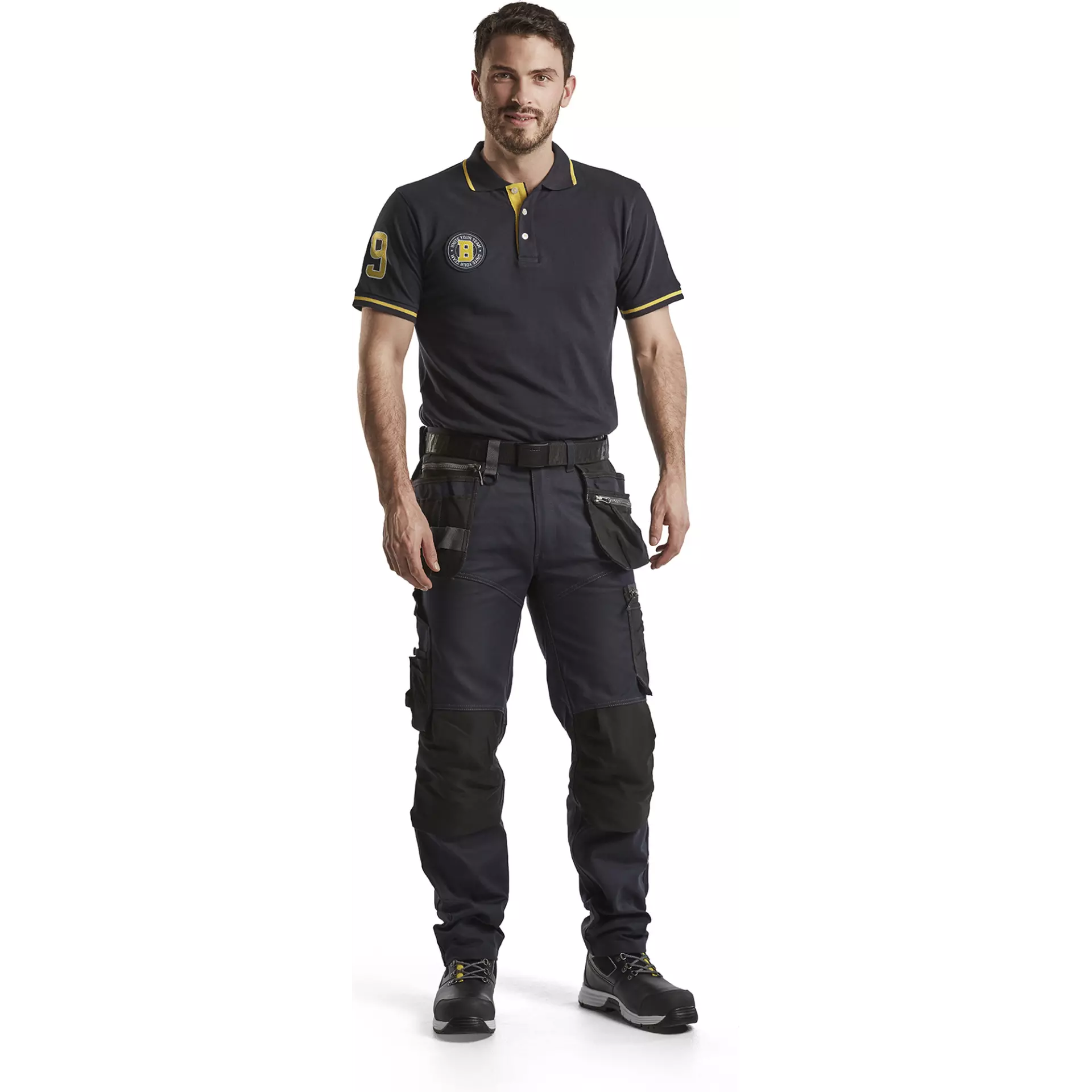 Blåkläder 159013438699, Stretch Craftsman Work Pants, Dark Navy/Black, image 5
