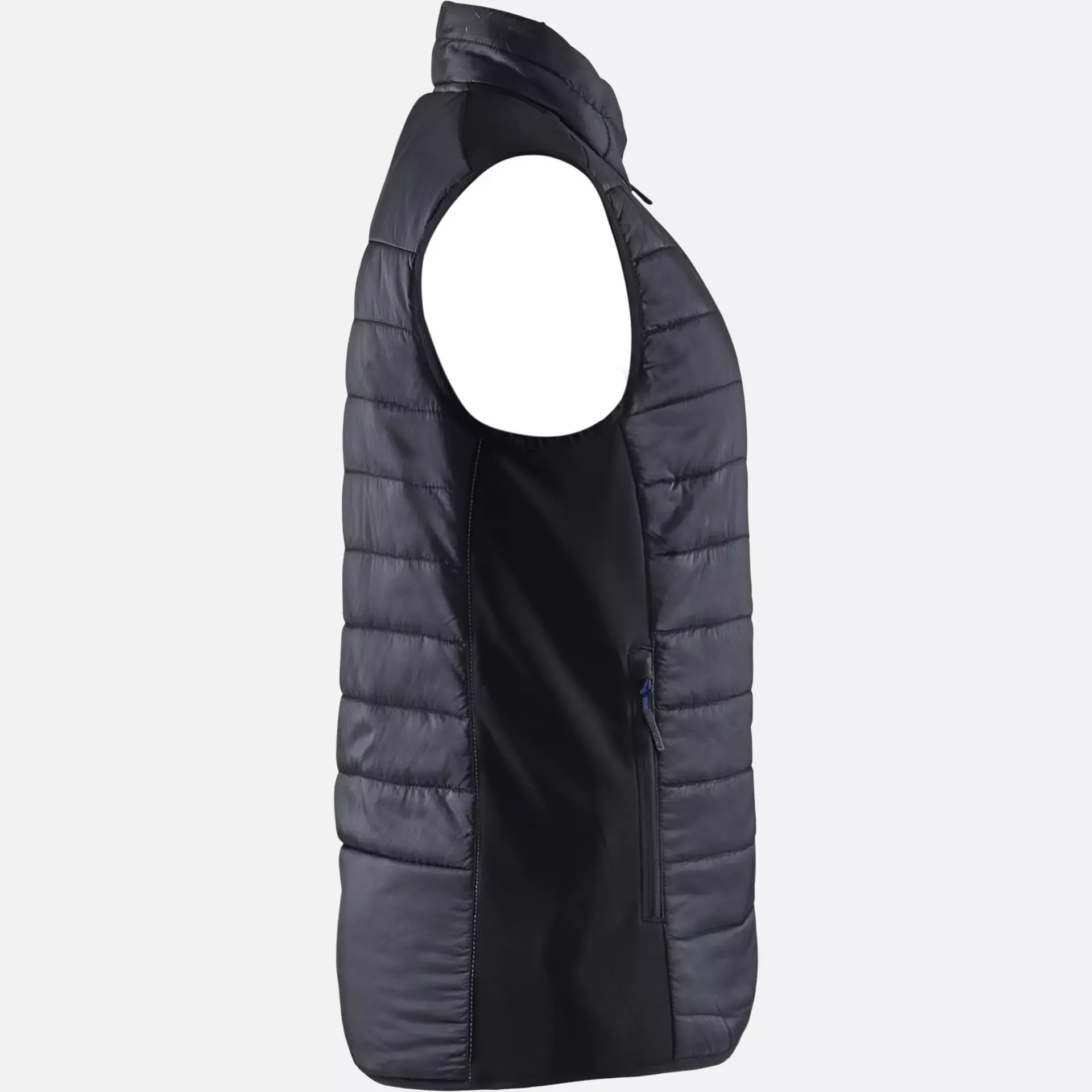 Blaklader 386420309986, Ladies Lined Vest, Black/Dark Navy, image 2