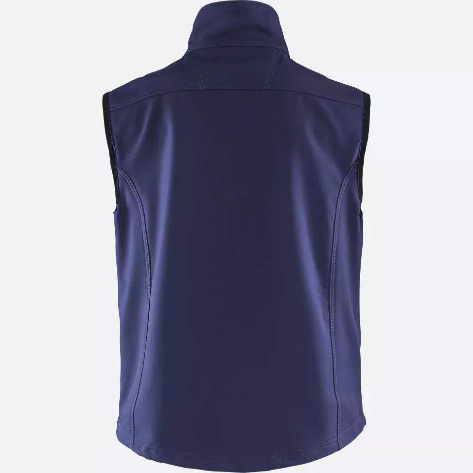 Blaklader 817025158900, Softshell Vest, Navy Blue, image 4, gallery thumbnail
