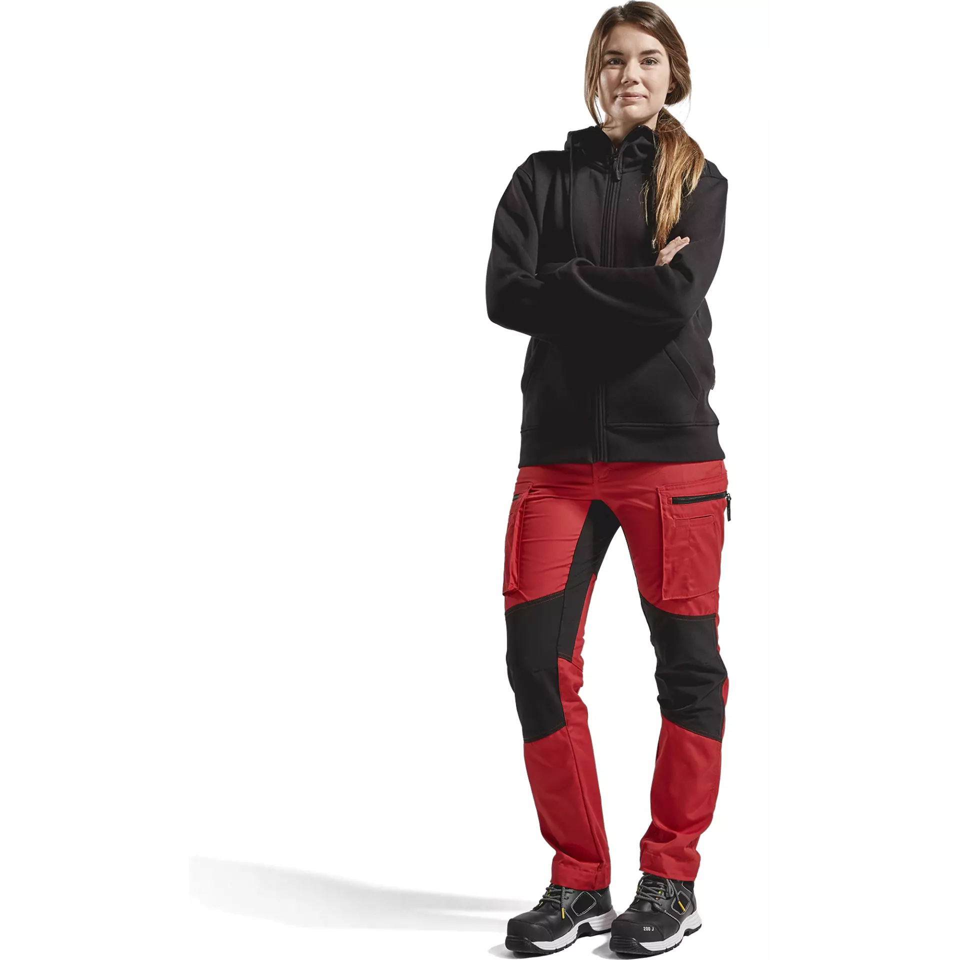 Blåkläder 339510489900, Women's Hooded Jacket with Zipper, Black, image 3