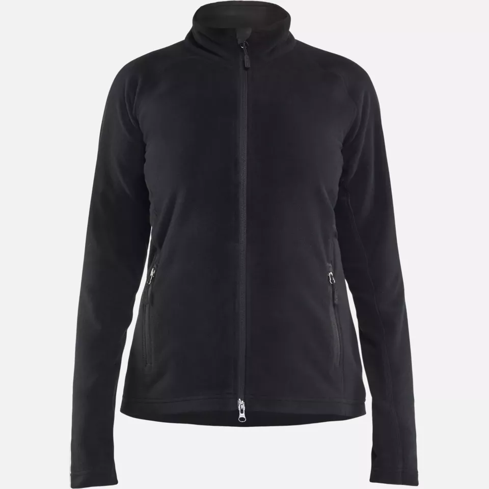 Blaklader 472210109900, Ladies Microfleece Jacket, Black, image 1, gallery thumbnail