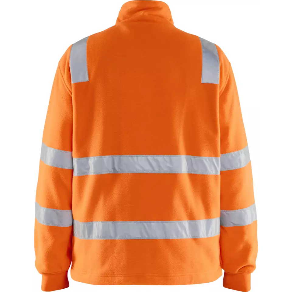 Blåkläder 485325605300, High Vis Fleece Jacket, Orange, image 4, gallery thumbnail