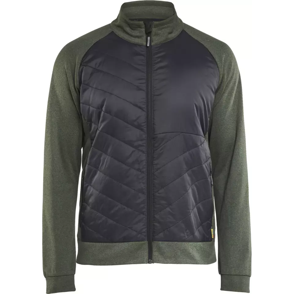 Blåkläder 341825334199, Hybrid Sweatshirt, Autumn Green/Black, image 1, gallery thumbnail