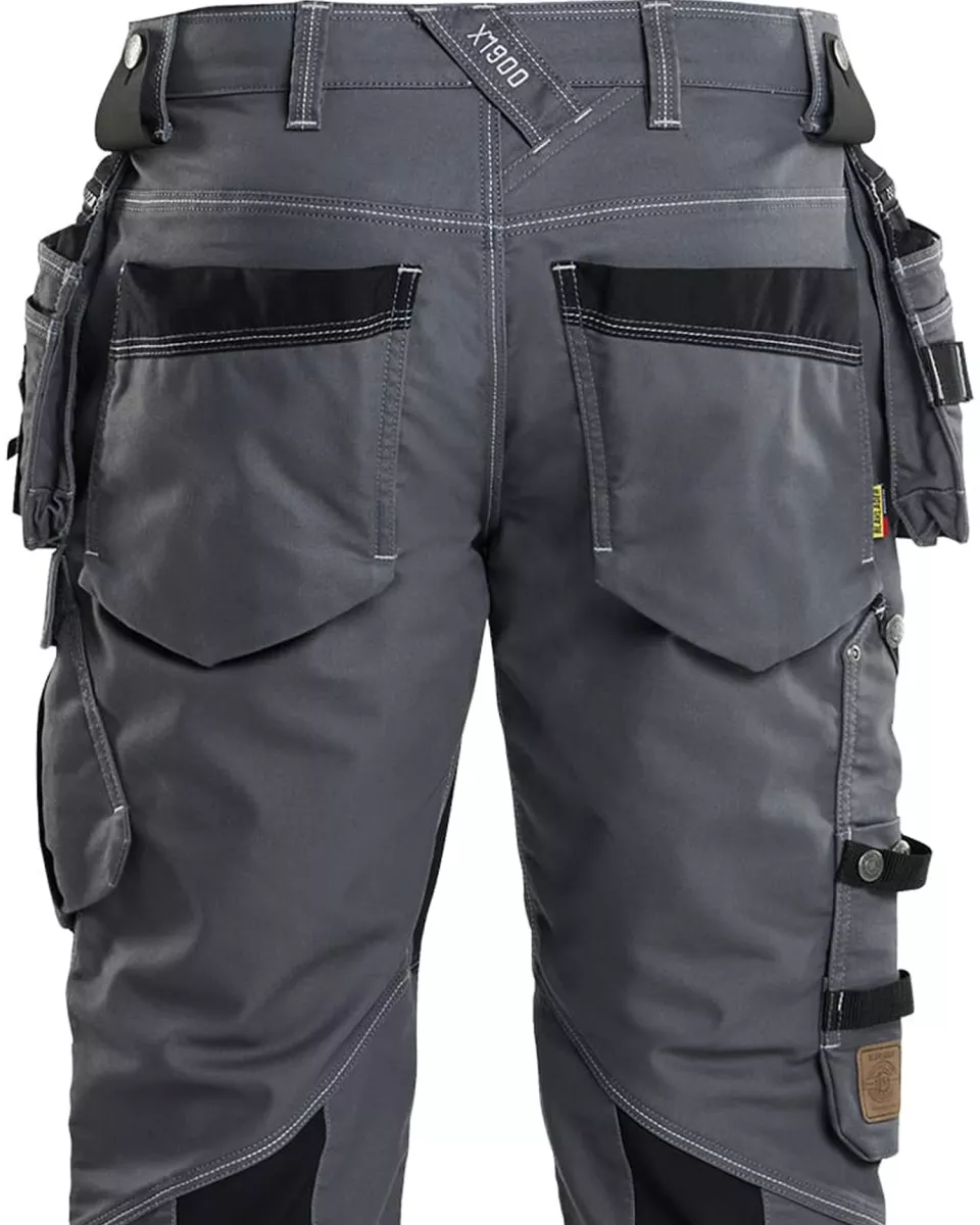Blaklader 199011419699, X1900 Stretch Handwerker Arbeitshose, Mittelgrau/Schwarz, image 5, gallery thumbnail