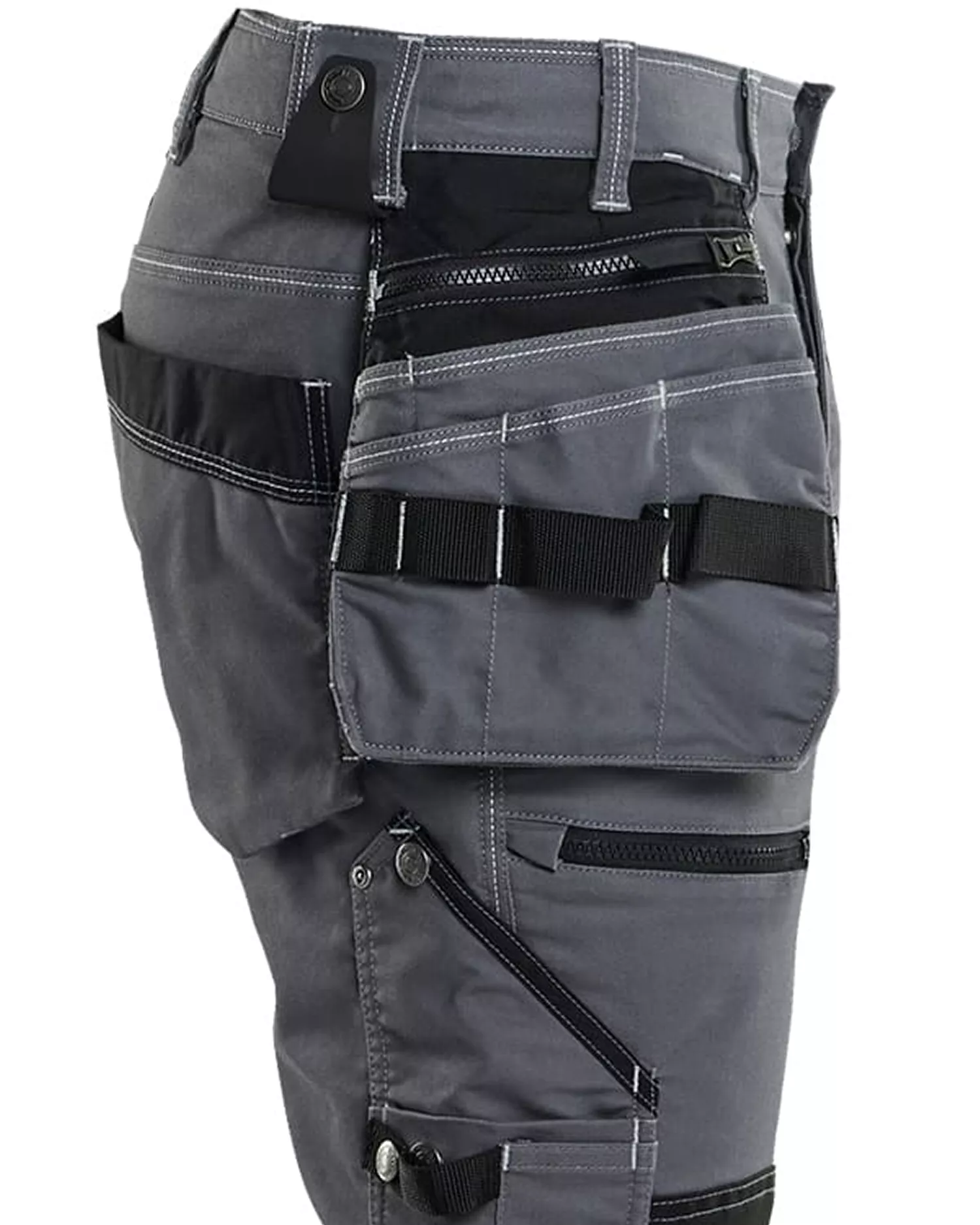 Blaklader 199011419699, X1900 Stretch Handwerker Arbeitshose, Mittelgrau/Schwarz, image 4