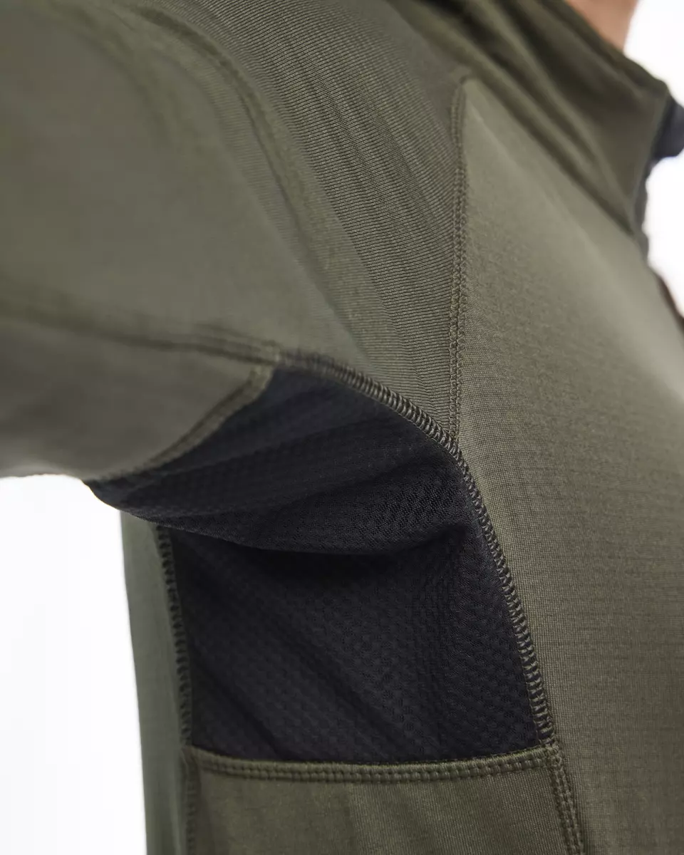 Blåkläder 474525394209, STRIKER Women's Fleece Jacket, Forest Green, image 9, gallery thumbnail