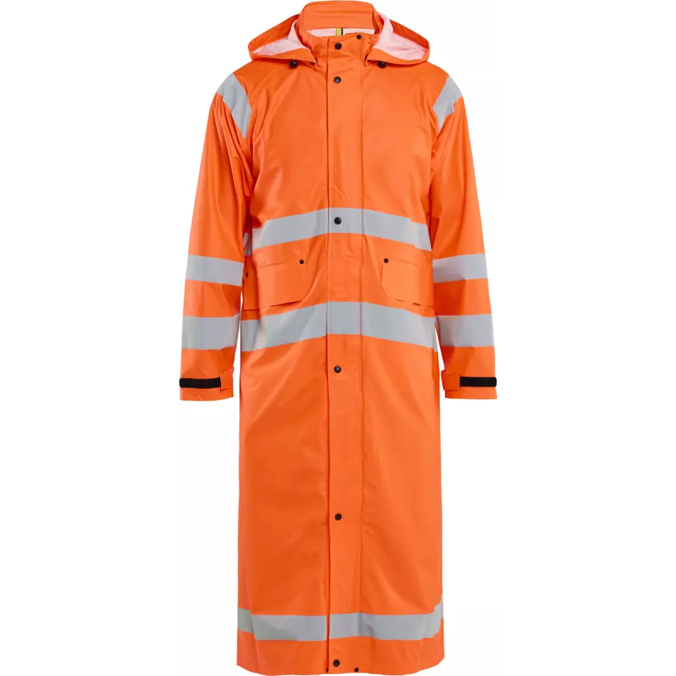 Blaklader 432520005300, High Vis Raincoat, Orange, image 1, gallery thumbnail