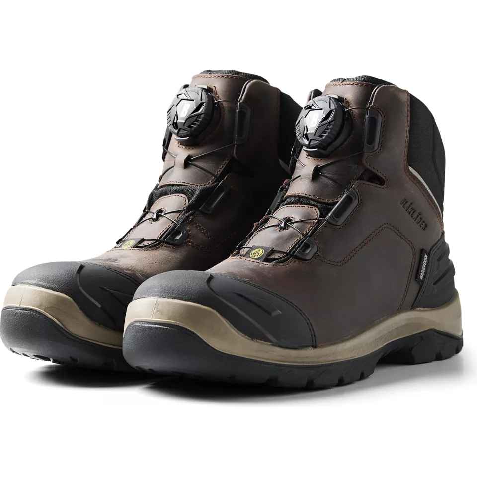 Blaklader 245500007899, ELITE Safety Boot S7S Waterproof, Brown/Black, image 3, gallery thumbnail