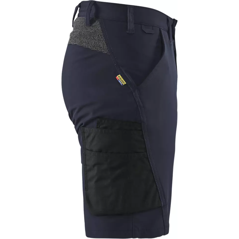 Blaklader 142316458699, 4-Way Service Stretch Shorts, Dark Navy/Black, image 2, gallery thumbnail