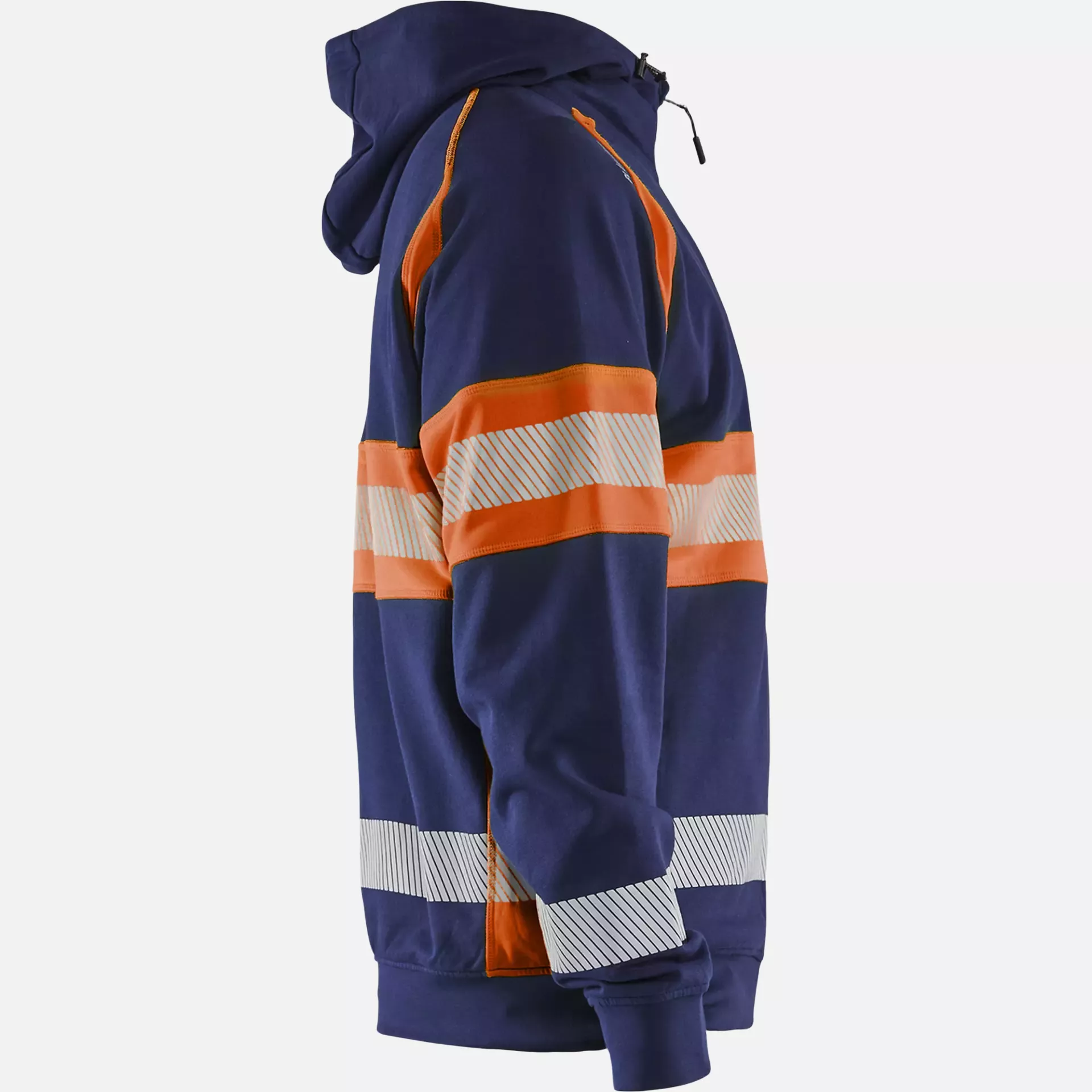Blaklader 355211588953, High Vis Hoodie Jacket, Navy Blue/Orange, image 2