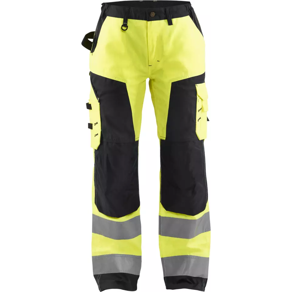 Blaklader 715518113399, High Vis Women's Work Trousers, Yellow/Black