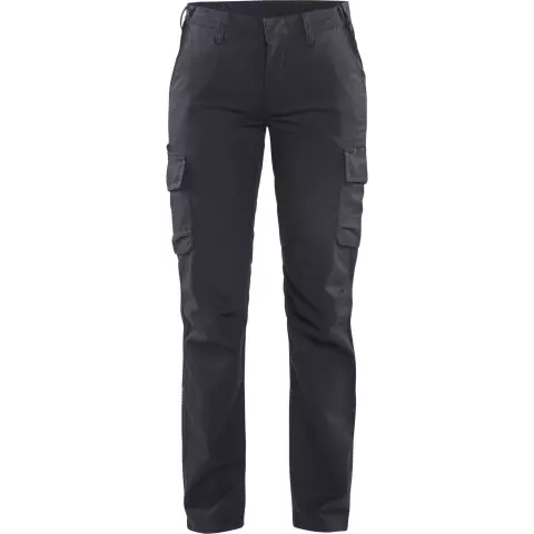 Blaklader Women's Stretch Industry Work Trousers, Medium Grey/Black