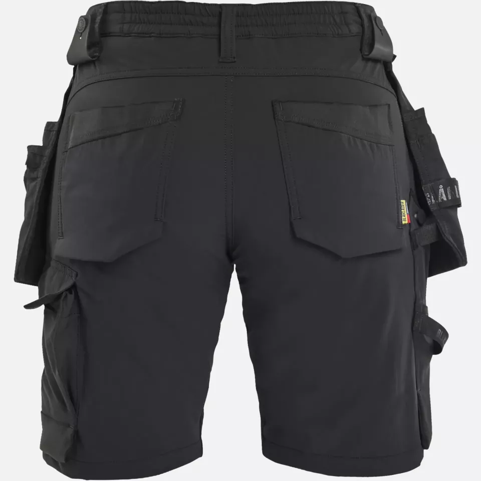 Blaklader 712416459900, Damen 4-Wege Stretch Handwerkershorts, Schwarz, image 4, gallery thumbnail