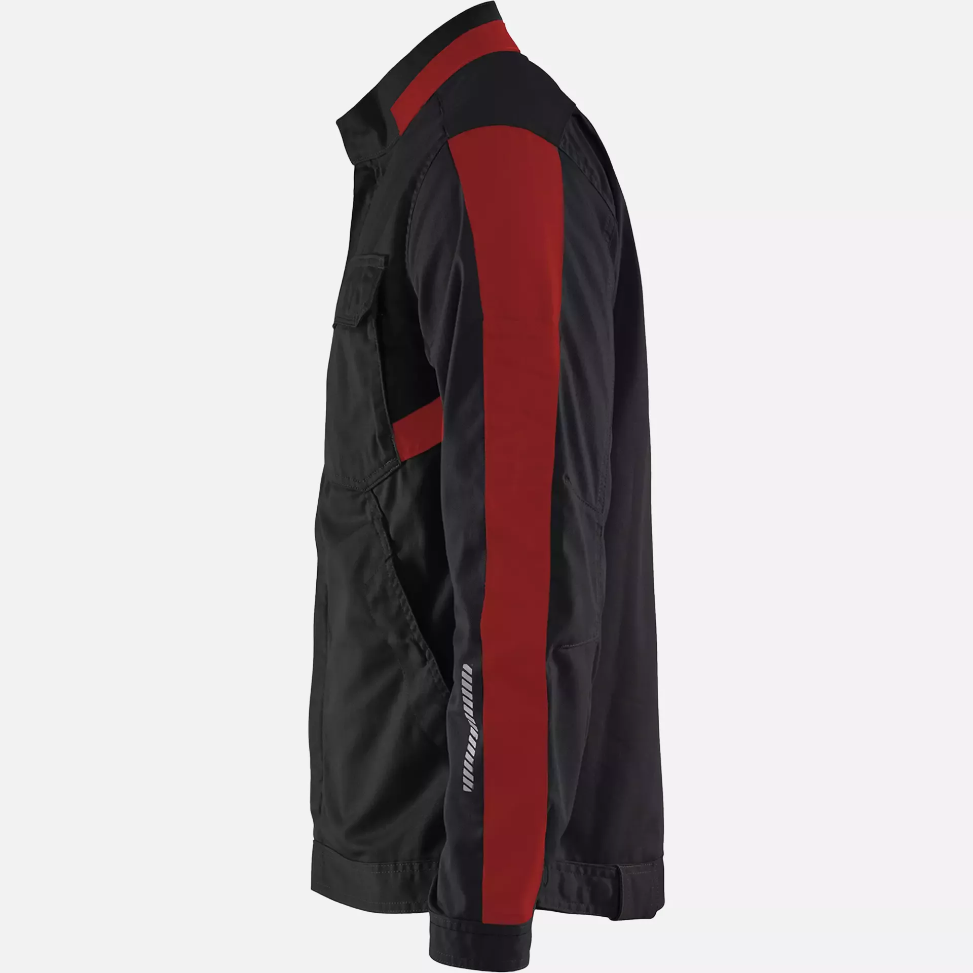 Blaklader 444418329956, Industrie Stretch Jacke, Schwarz/Rot, image 3