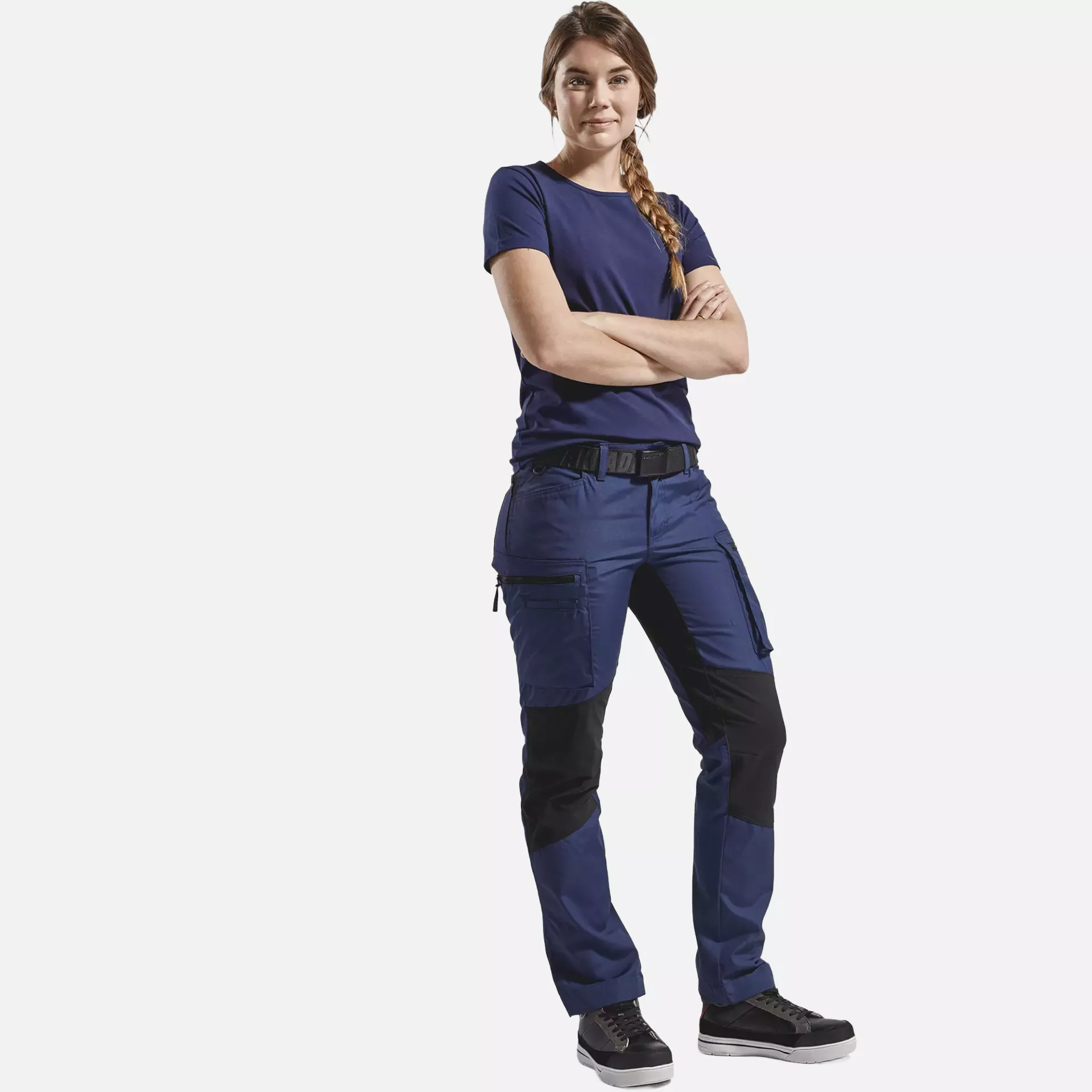 Blaklader 715918458999, Damen Stretch Arbeitshose, Marineblau/Schwarz, image 5