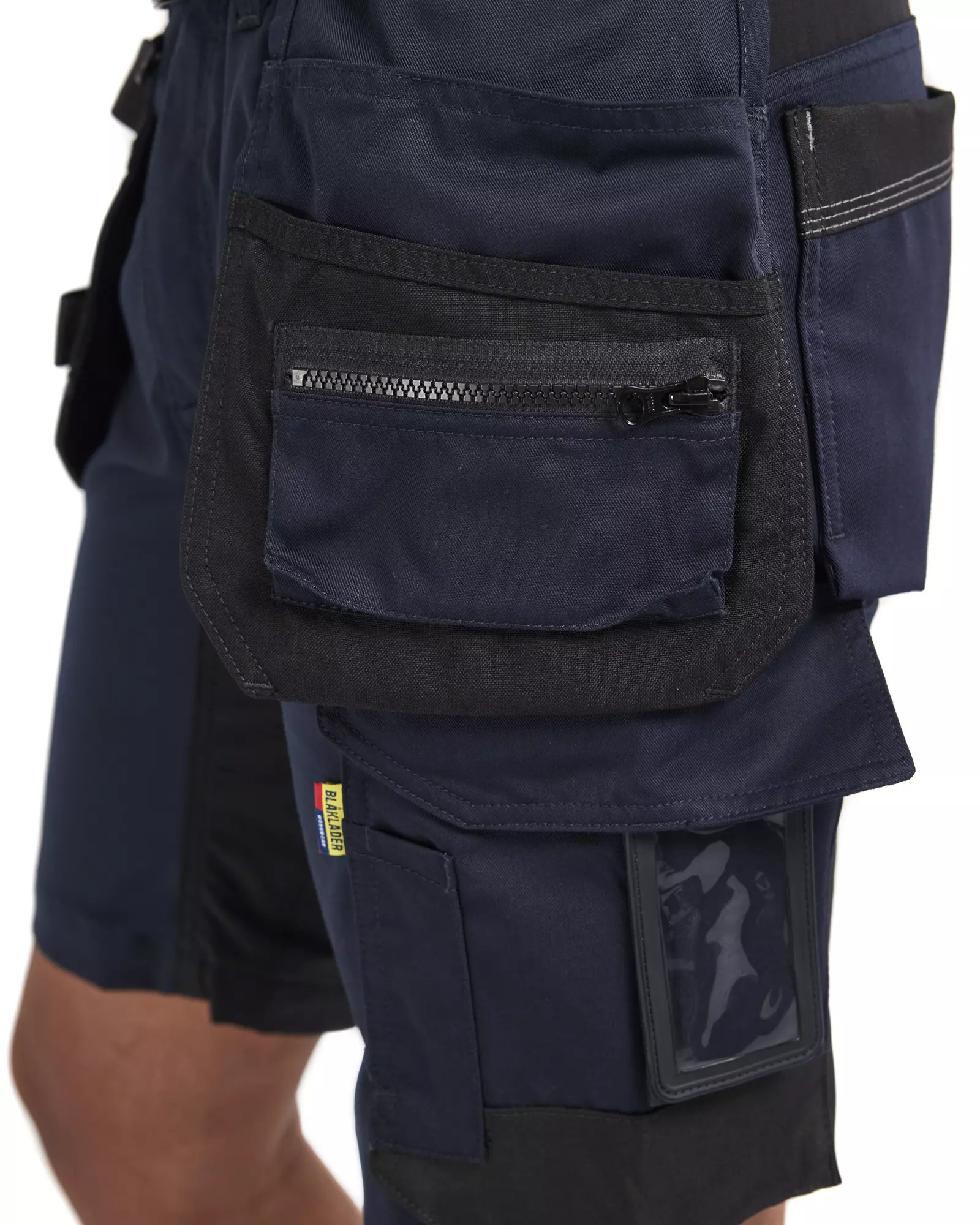 Blaklader 713318328600, Ladies Stretch Craftsman Shorts, Dark Navy, image 7