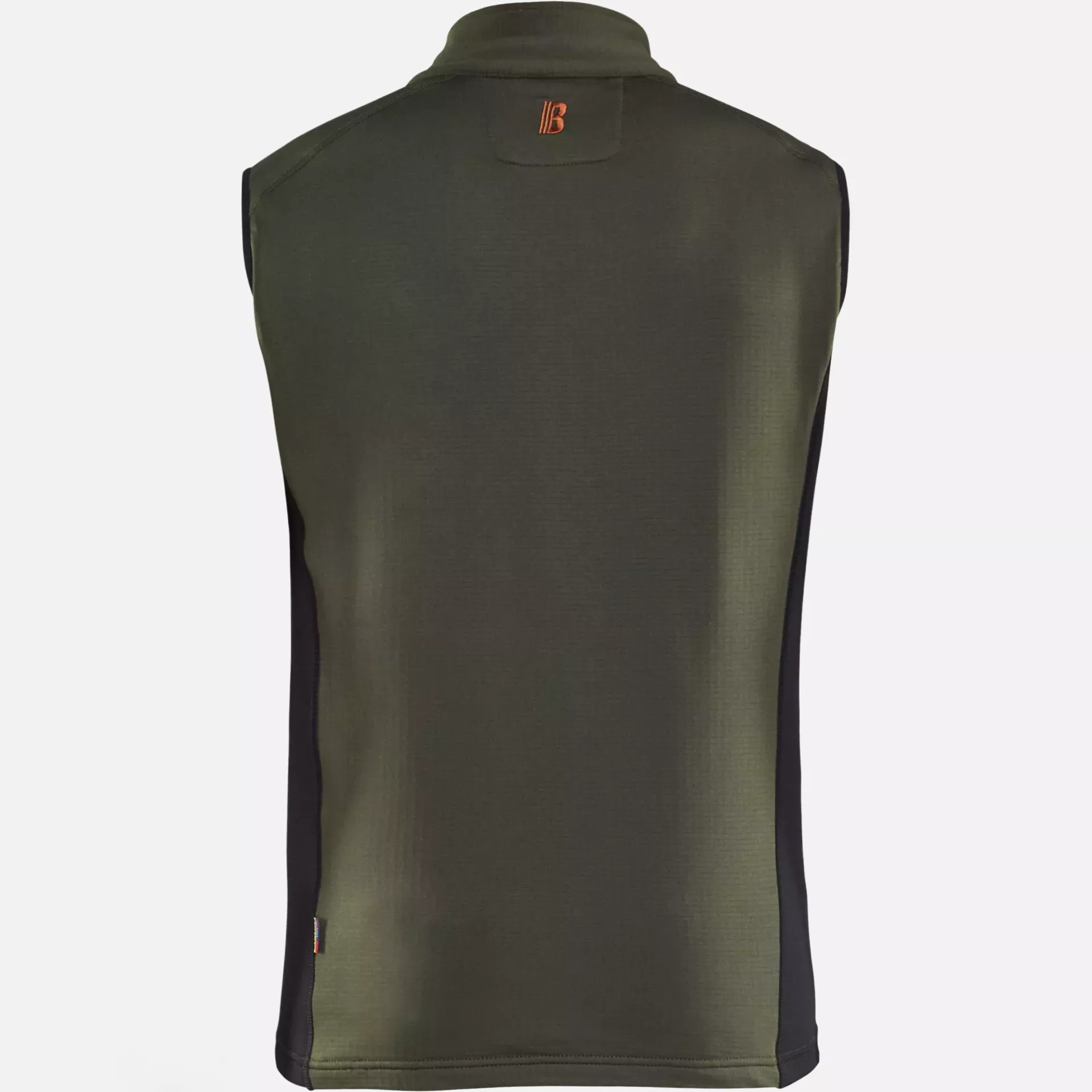 Blaklader 473625394240, STRIKER Fleece Vest, Forest Green/Rust, image 3
