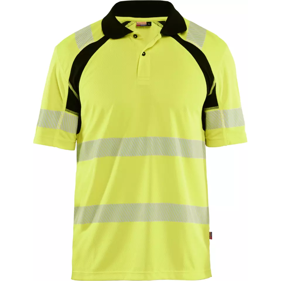 Blaklader 359510133399, High Vis UV Protection Polo Shirt, Yellow/Black