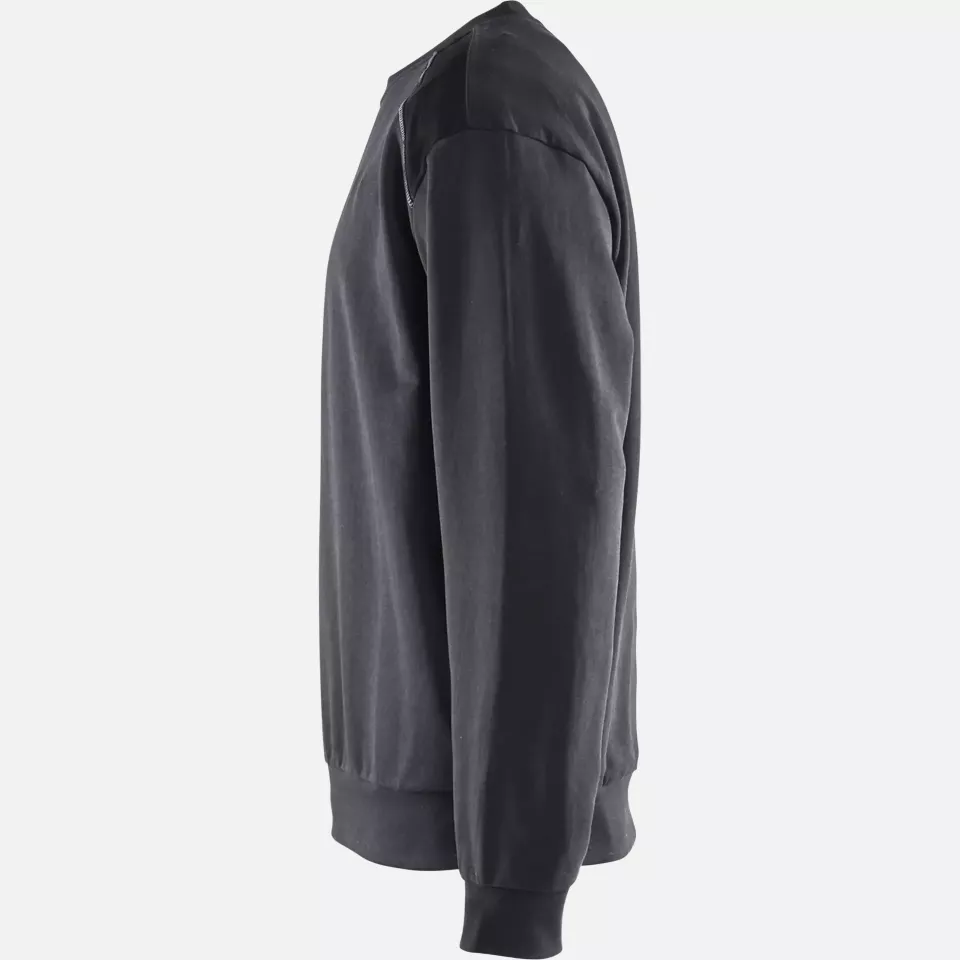 Blaklader 358011589699, Sweatshirt, Medium Grey/Black, image 3, gallery thumbnail