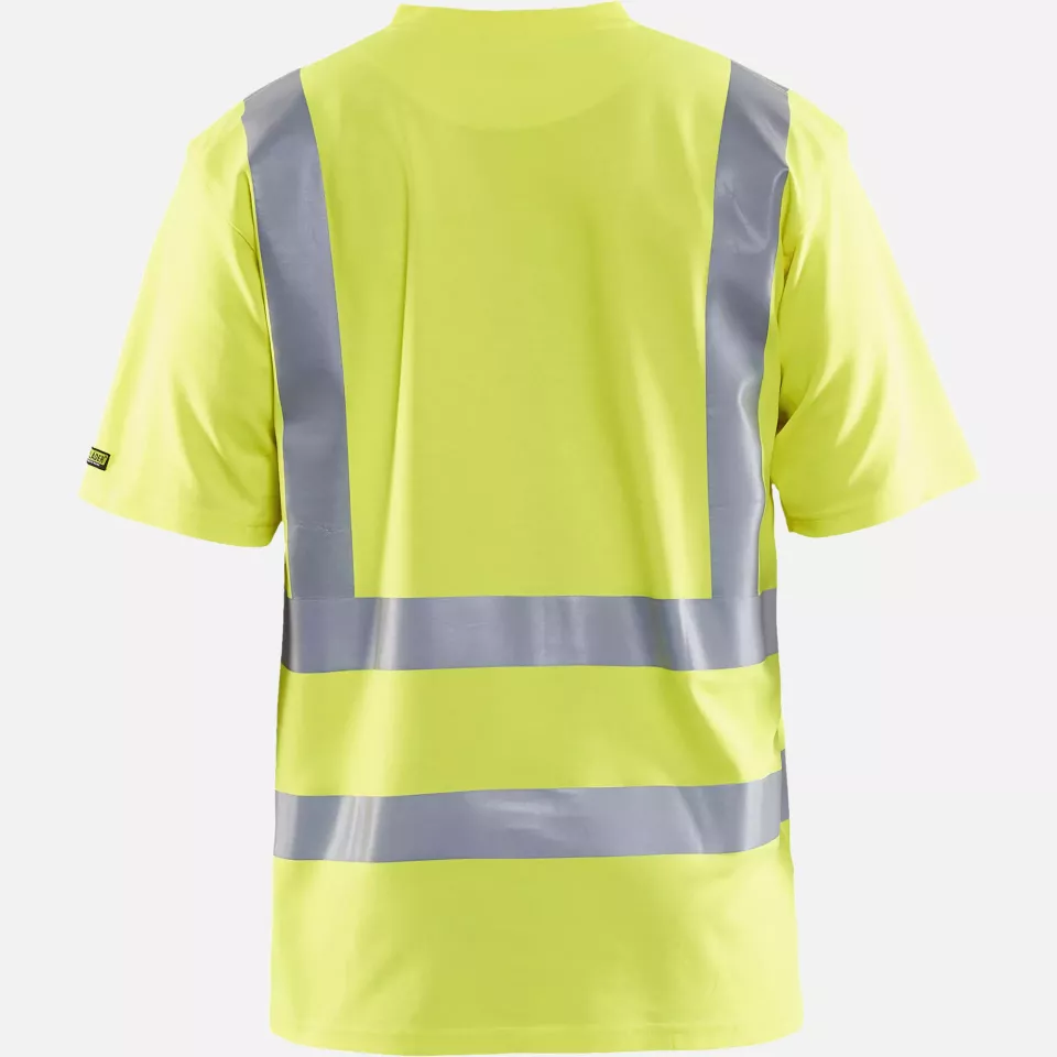 Blaklader 338010703300, High Vis UV Protection T-Shirt, Yellow, image 4, gallery thumbnail