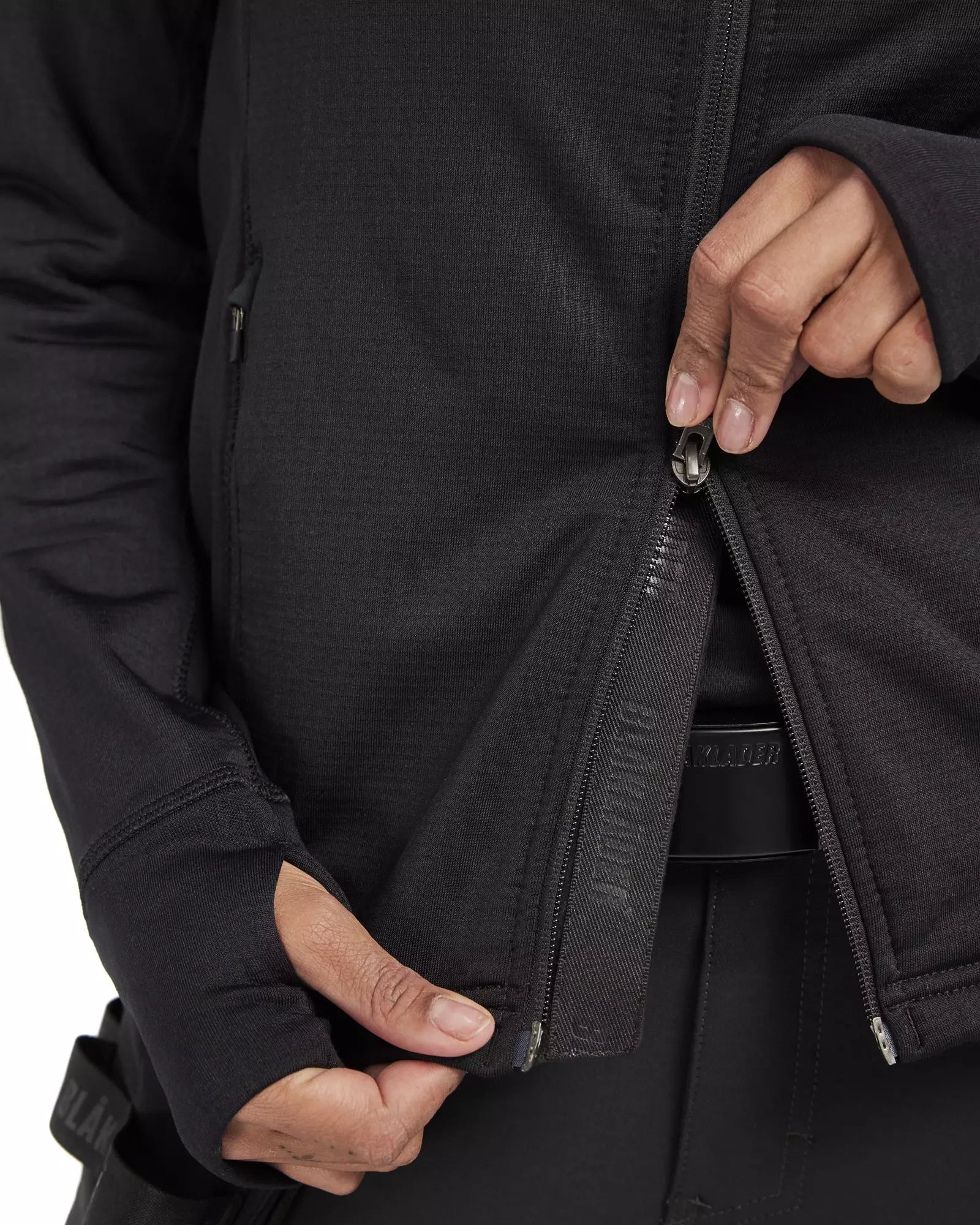 Blåkläder 474525399900, STRIKER Women's Fleece Jacket, Black, image 8