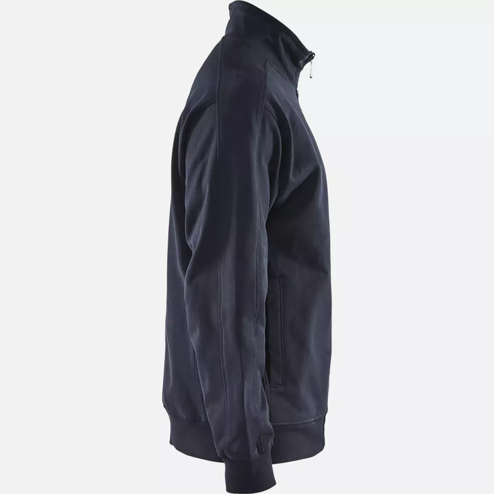 Blaklader 334910488600, Zip Sweatshirt, Dark Navy, image 2, gallery thumbnail
