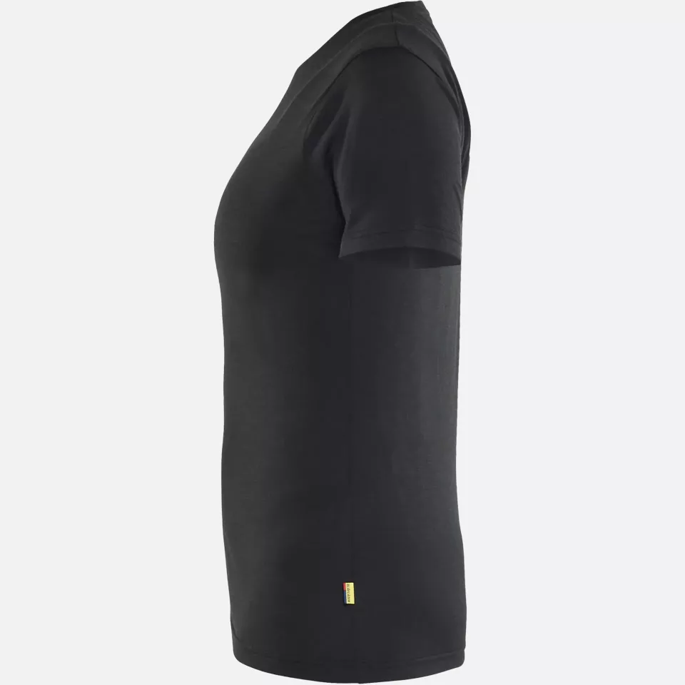 Blaklader 353717439900, Ladies Merino Wool T-Shirt, Black, image 3, gallery thumbnail