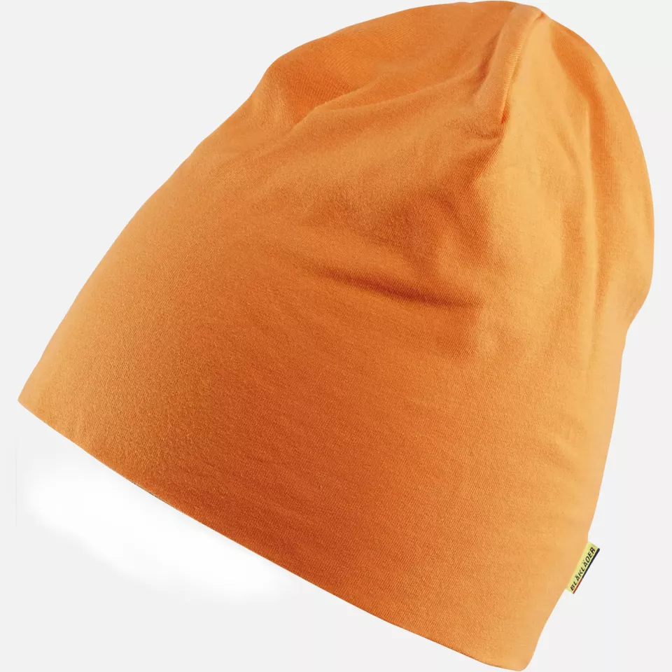 Blaklader 206310375300, Stretch Beanie, Hi-Vis Orange, image 3, gallery thumbnail
