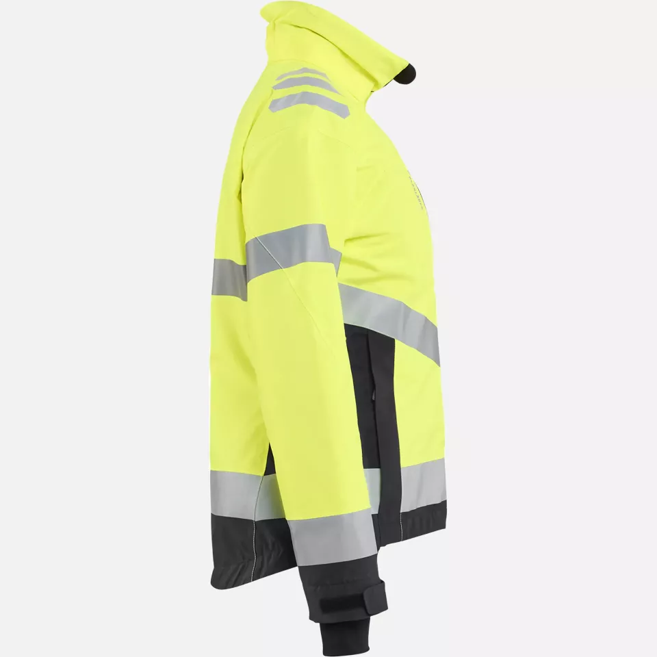Blaklader 476219773399, Women's High Vis Winter Jacket Lightly Lined, High Vis Yellow/Black, image 2, gallery thumbnail