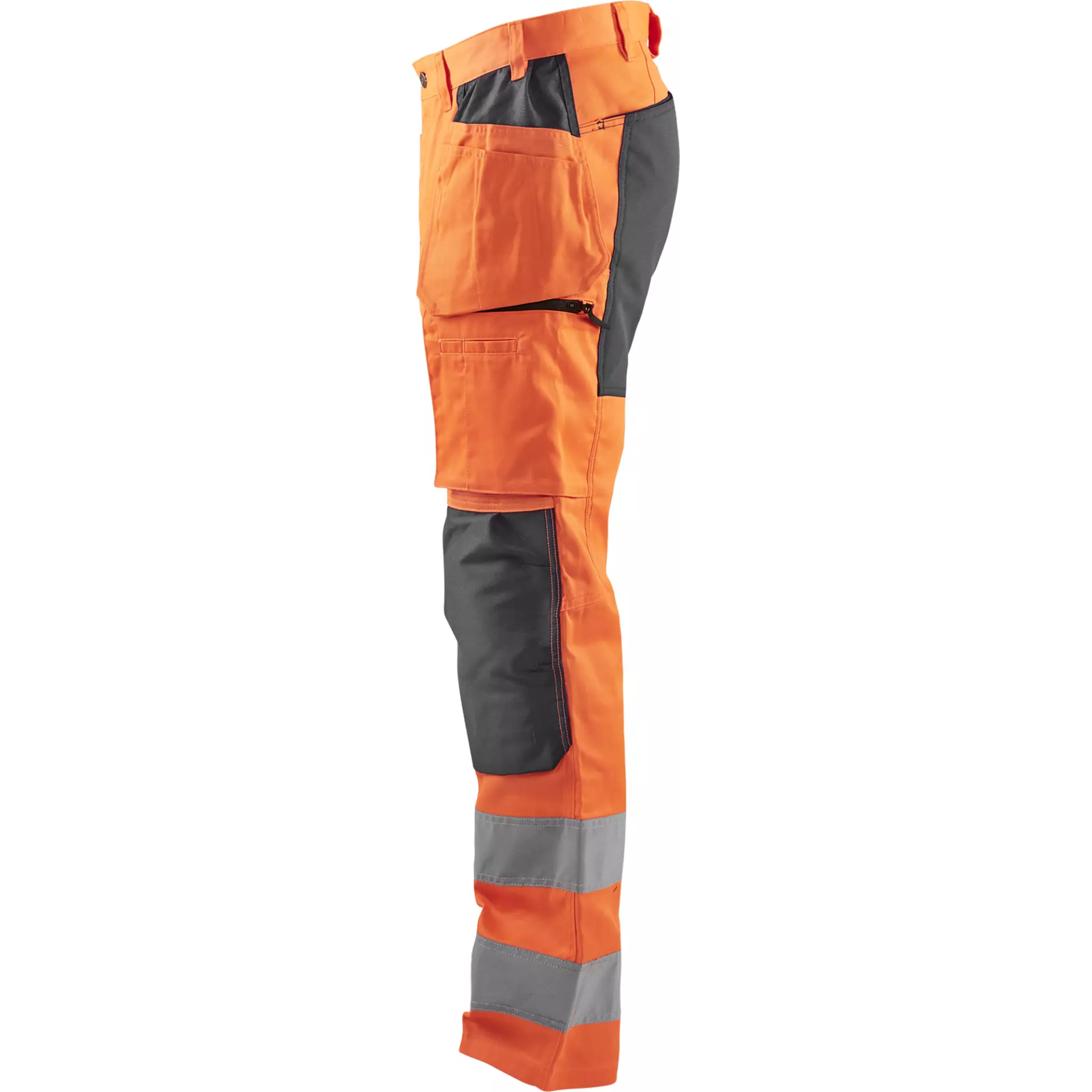 Blaklader 155218115396, High Vis Stretch Arbeitshose, Orange/Mittelgrau, image 2