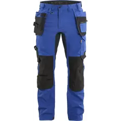 175018328599, Blåkläder Stretch Craftsman Work Pants, Cornflower Blue/Black