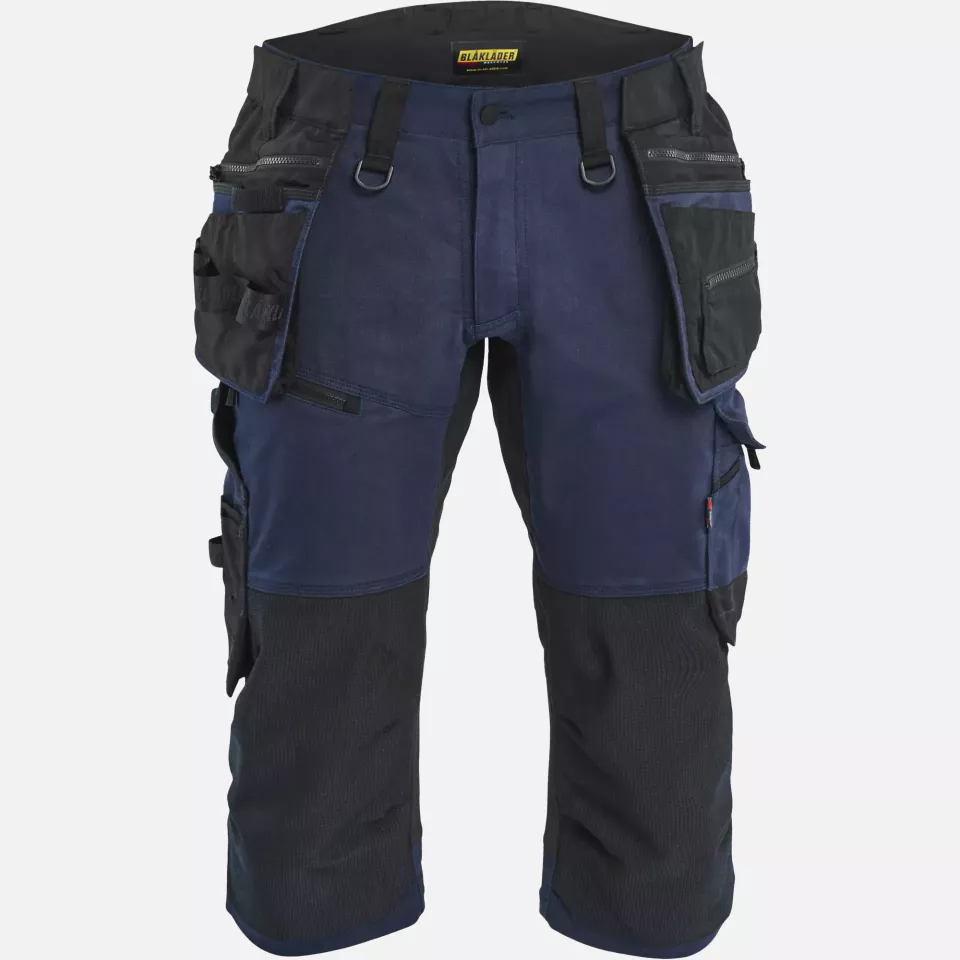Blaklader 197711498699, STRIKER Stretch Pirate Shorts, Dark Navy/Black, image 1, gallery thumbnail