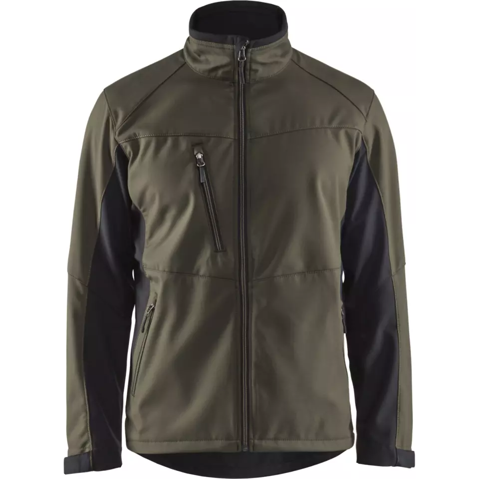Blaklader 495025164599, Softshell Jacke, Dunkel Olivgrün/Schwarz, image 1, gallery thumbnail