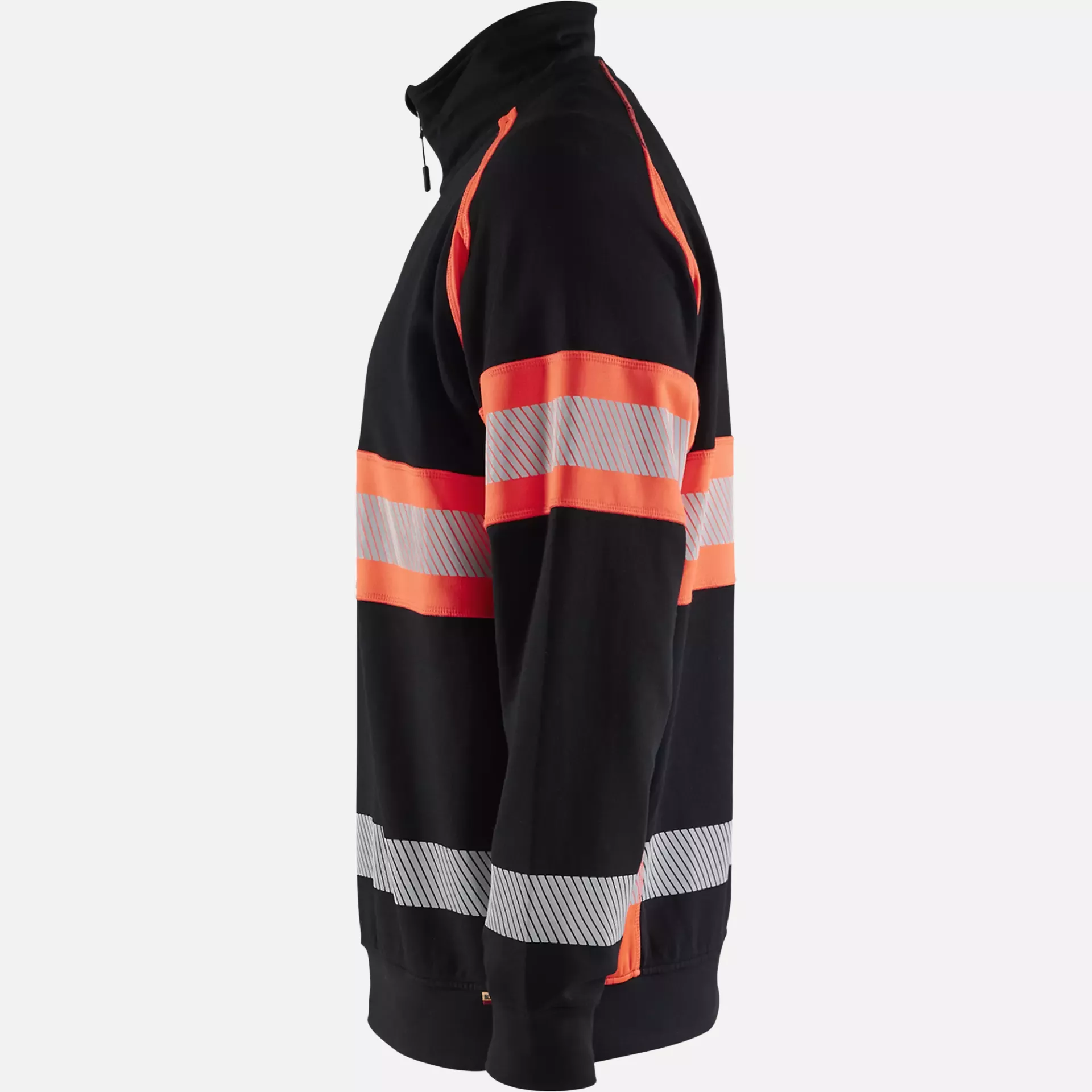 Blaklader 355311589955, High Vis Sweatshirt, Black/High Vis Red, image 3