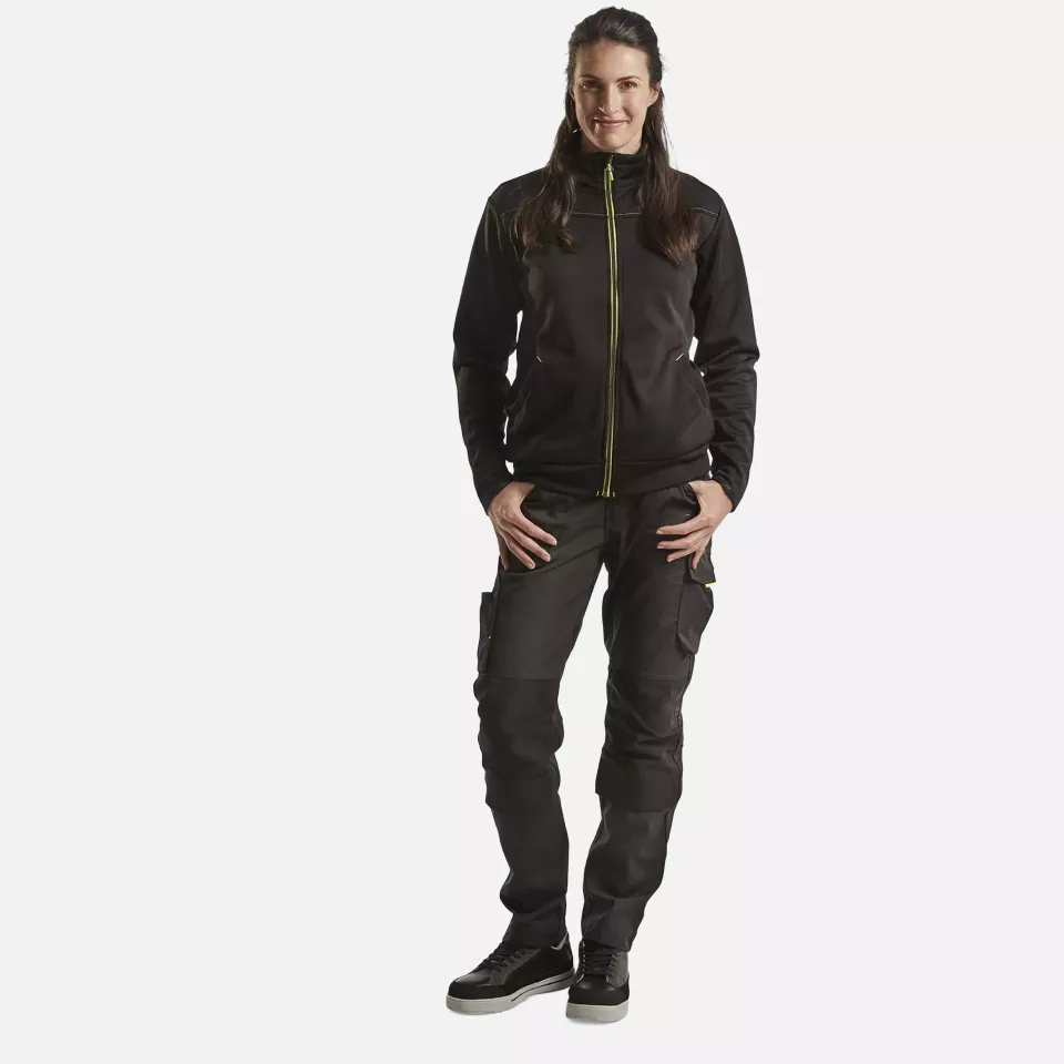 Blaklader 719513309933, Damen Stretch Arbeitshose, Schwarz/Gelb, image 17, gallery thumbnail