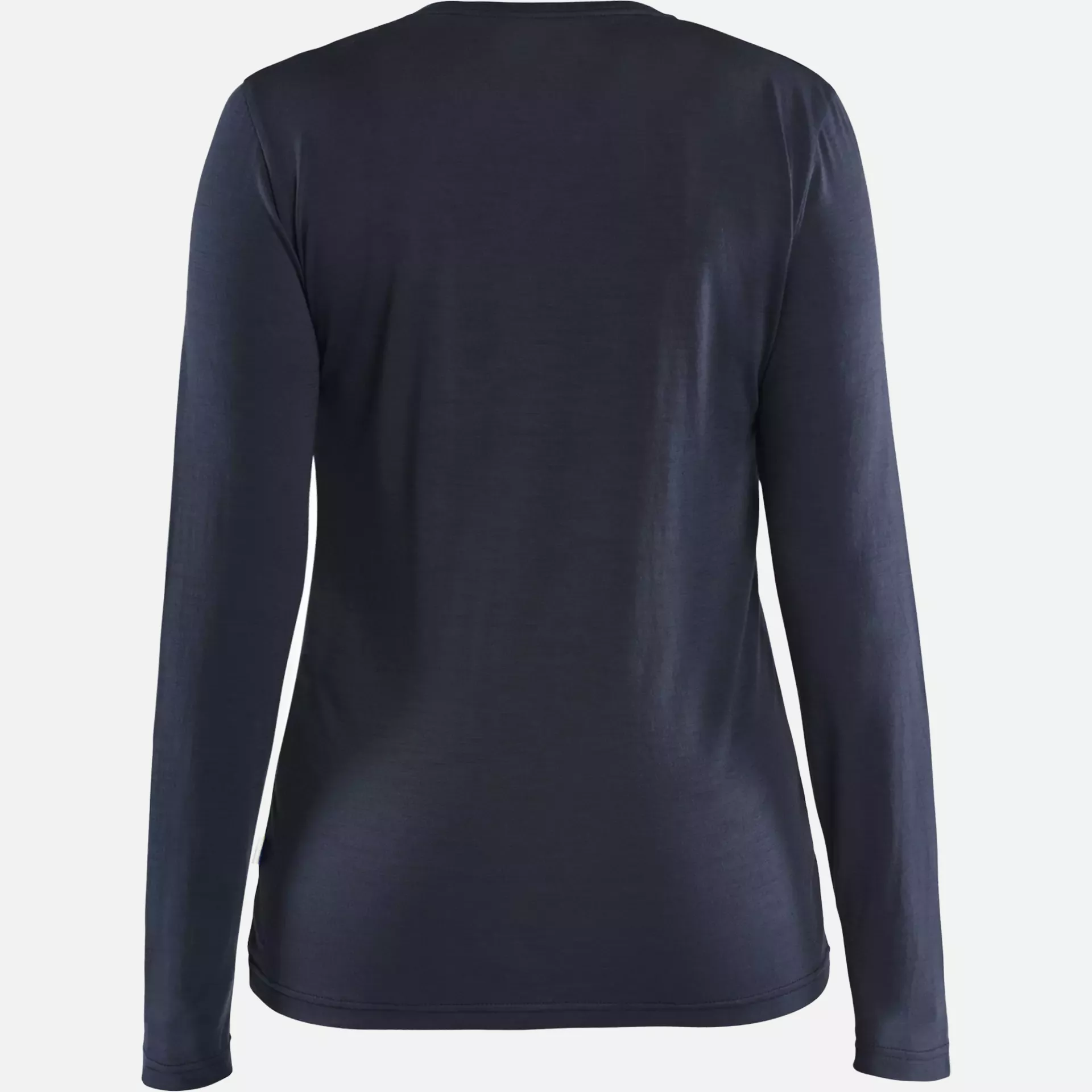 Blaklader 353917438600, Women's Merino Wool Long Sleeve Shirt, Dark Navy, image 4