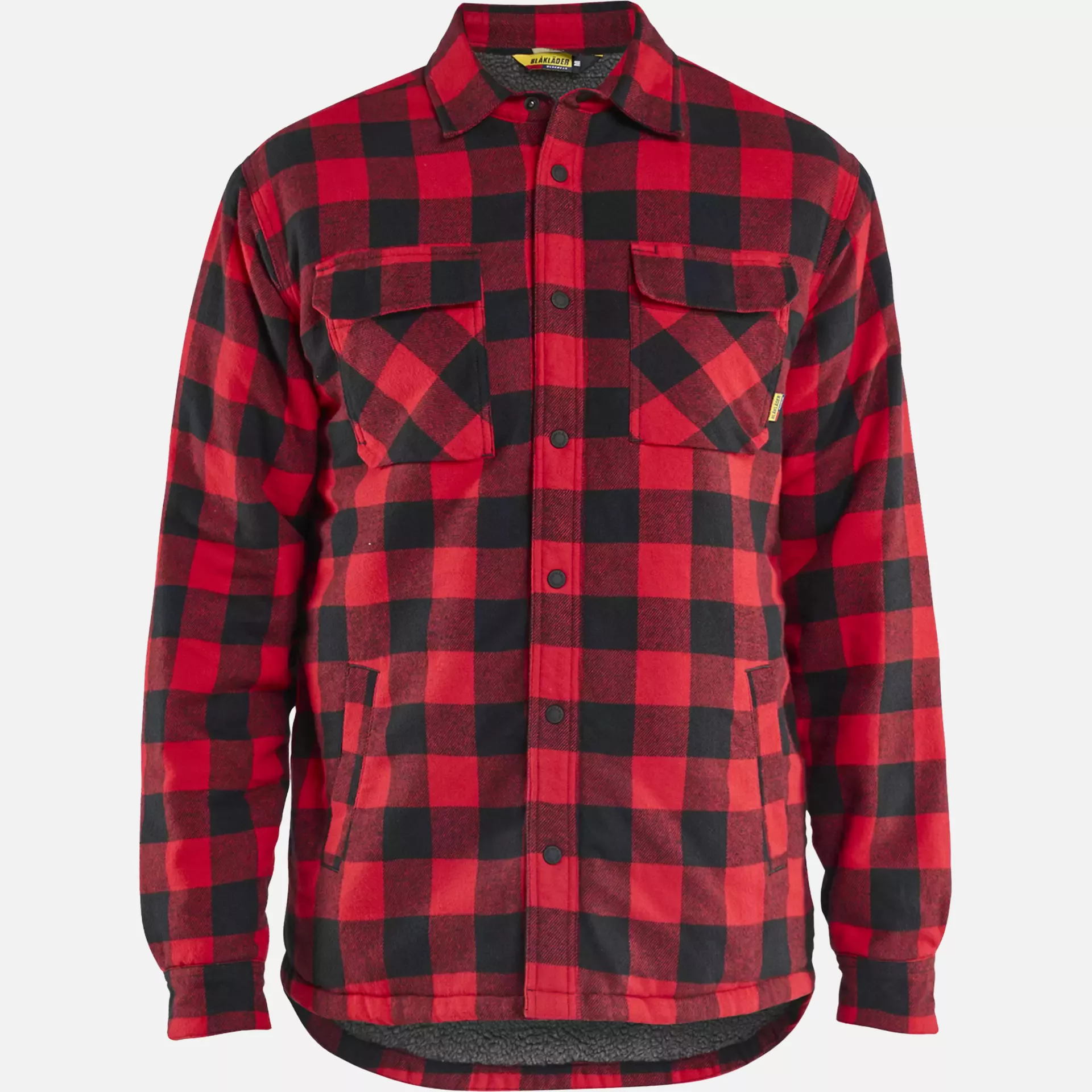 Blaklader 470411685699, Pilefutter Flanellhemd, Rot/Schwarz, image 1