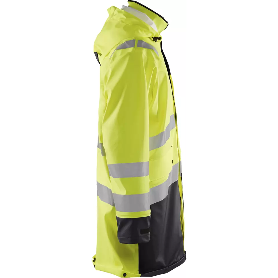 Blaklader 432620053399, High Vis Raincoat, Yellow/Black, image 2, gallery thumbnail