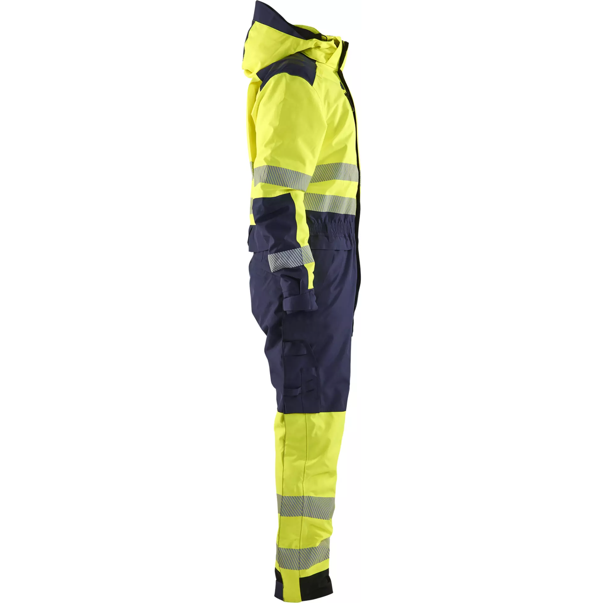 Blaklader 672519773389, High Vis Winter Coverall, Yellow/Navy, image 2