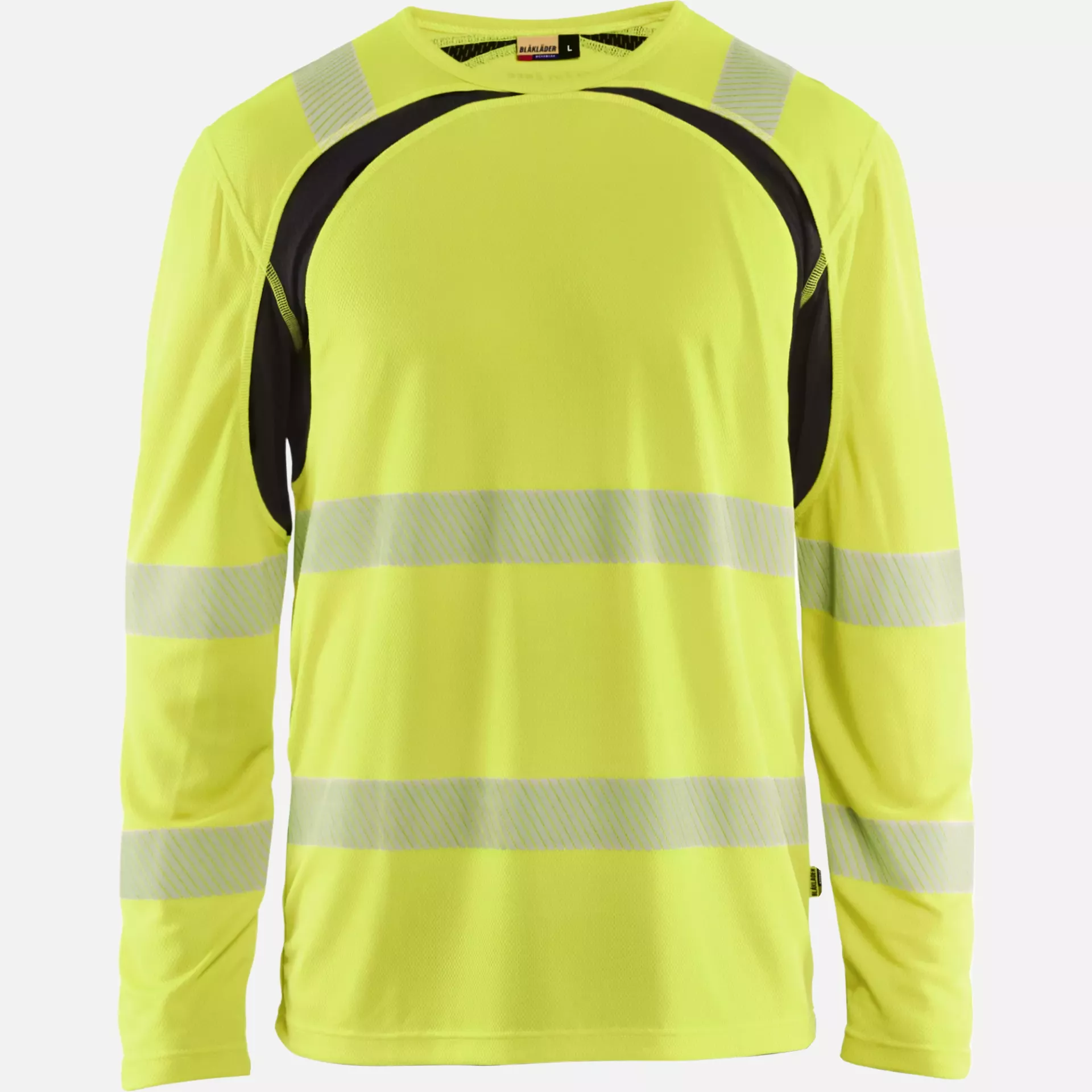 Blaklader 359910133399, High Vis UV Protection Long Sleeve Shirt, Yellow/Black, image 1