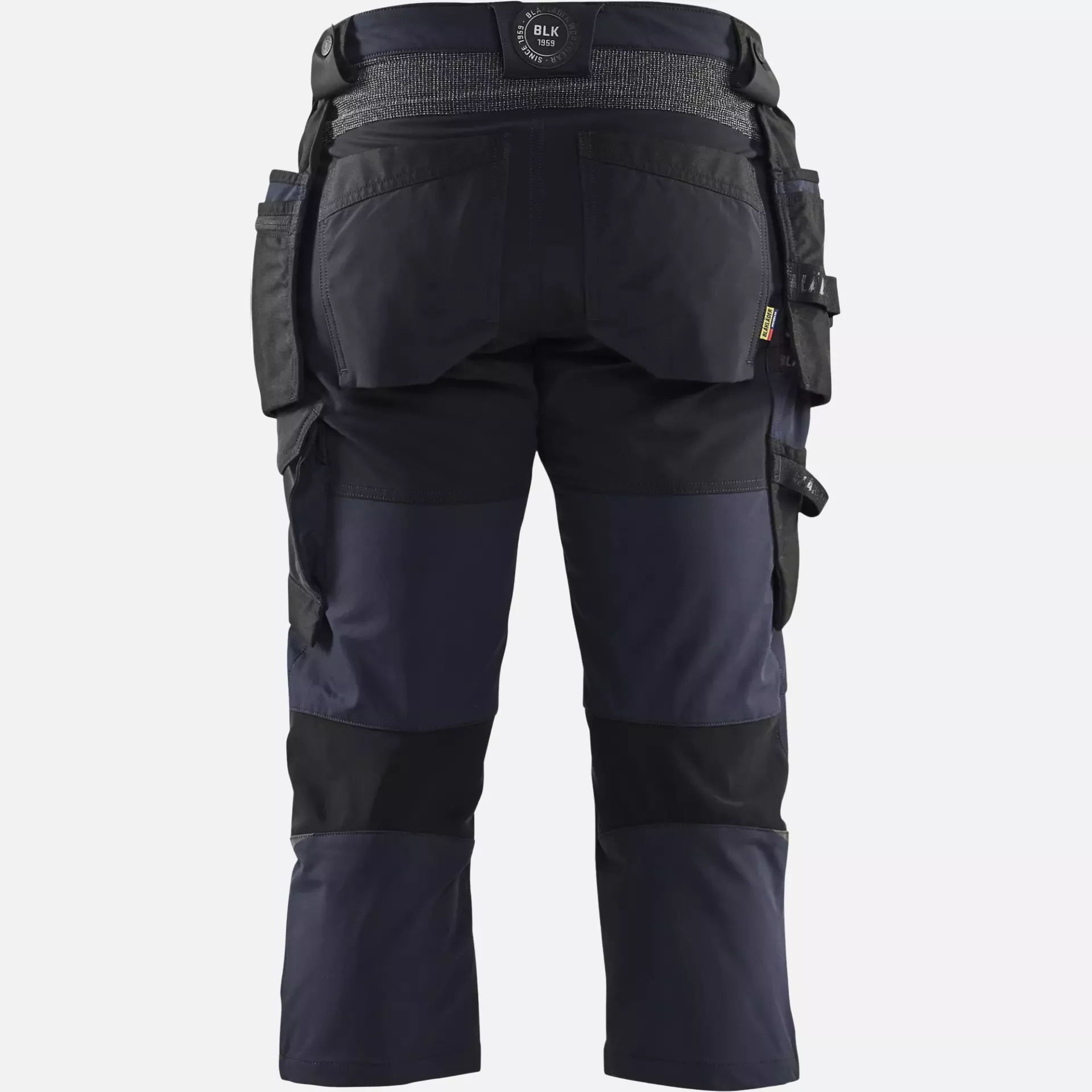 Blaklader 152116458699, 4-Way Stretch Craftsman Pirate Trousers, Dark Navy/Black, image 4
