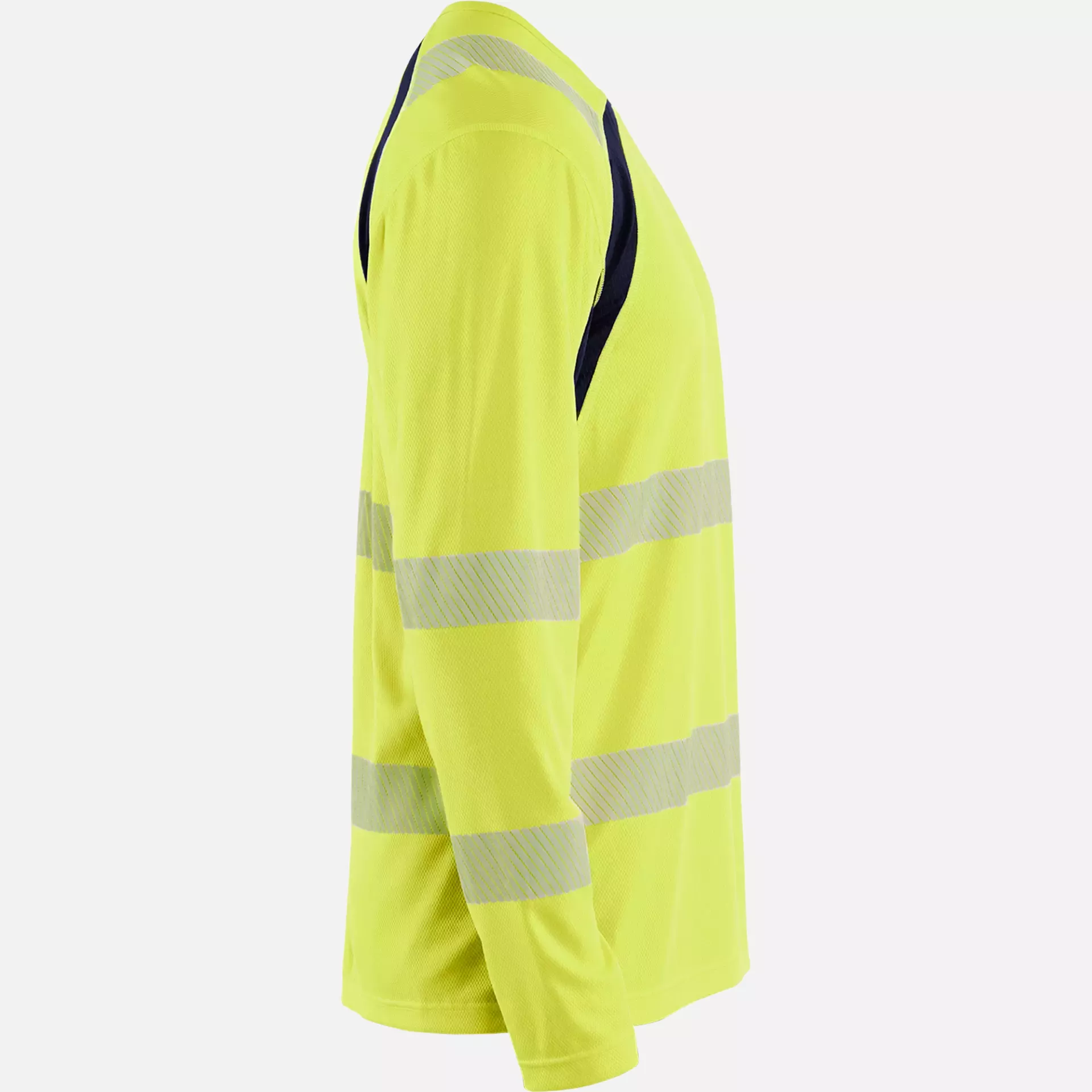 Blaklader 359910133389, High Vis UV Protection Long Sleeve Shirt, Yellow/Navy Blue, image 2